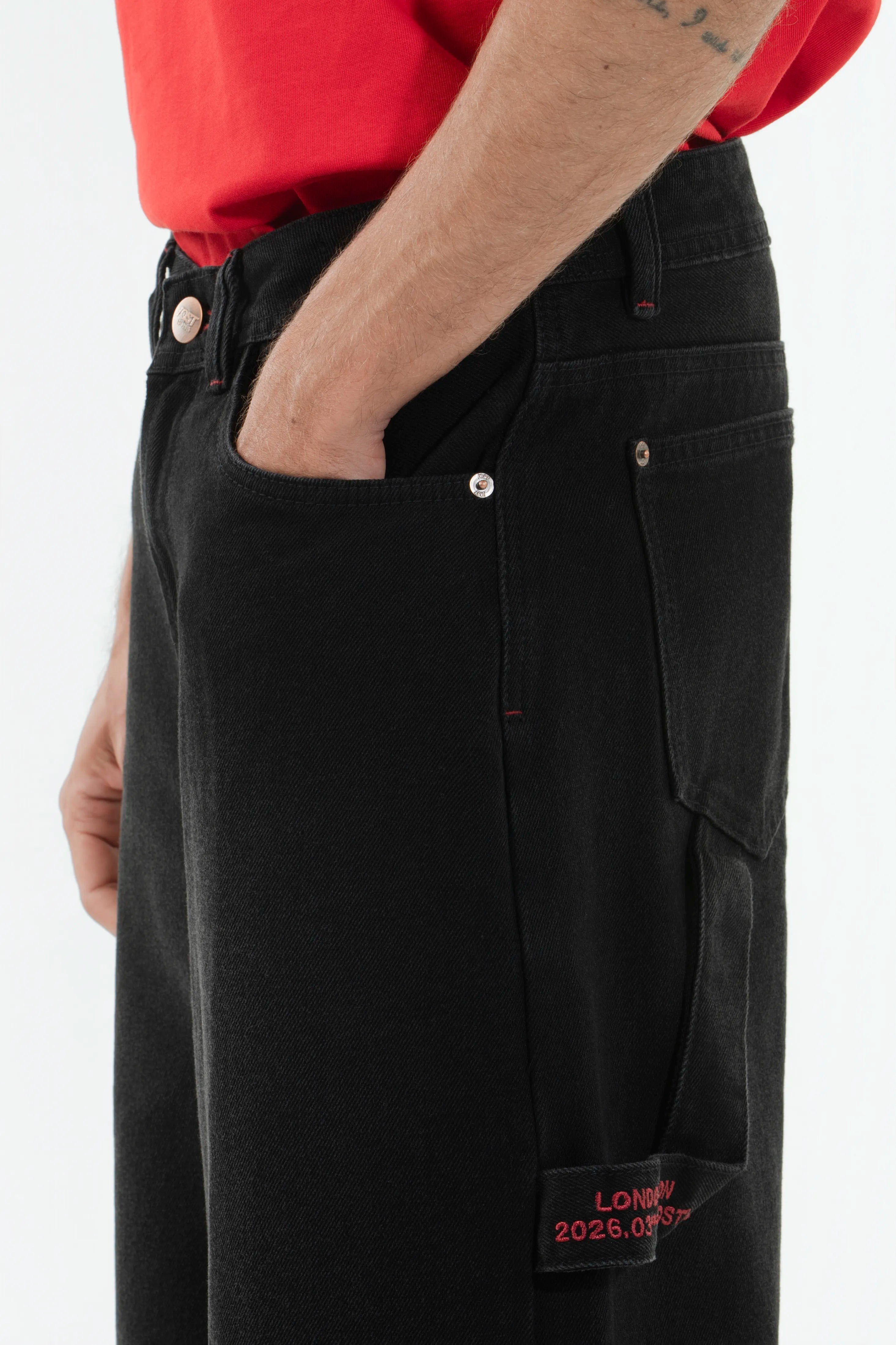 JEAN 5 BOLSILLOS COLOR NEGRO