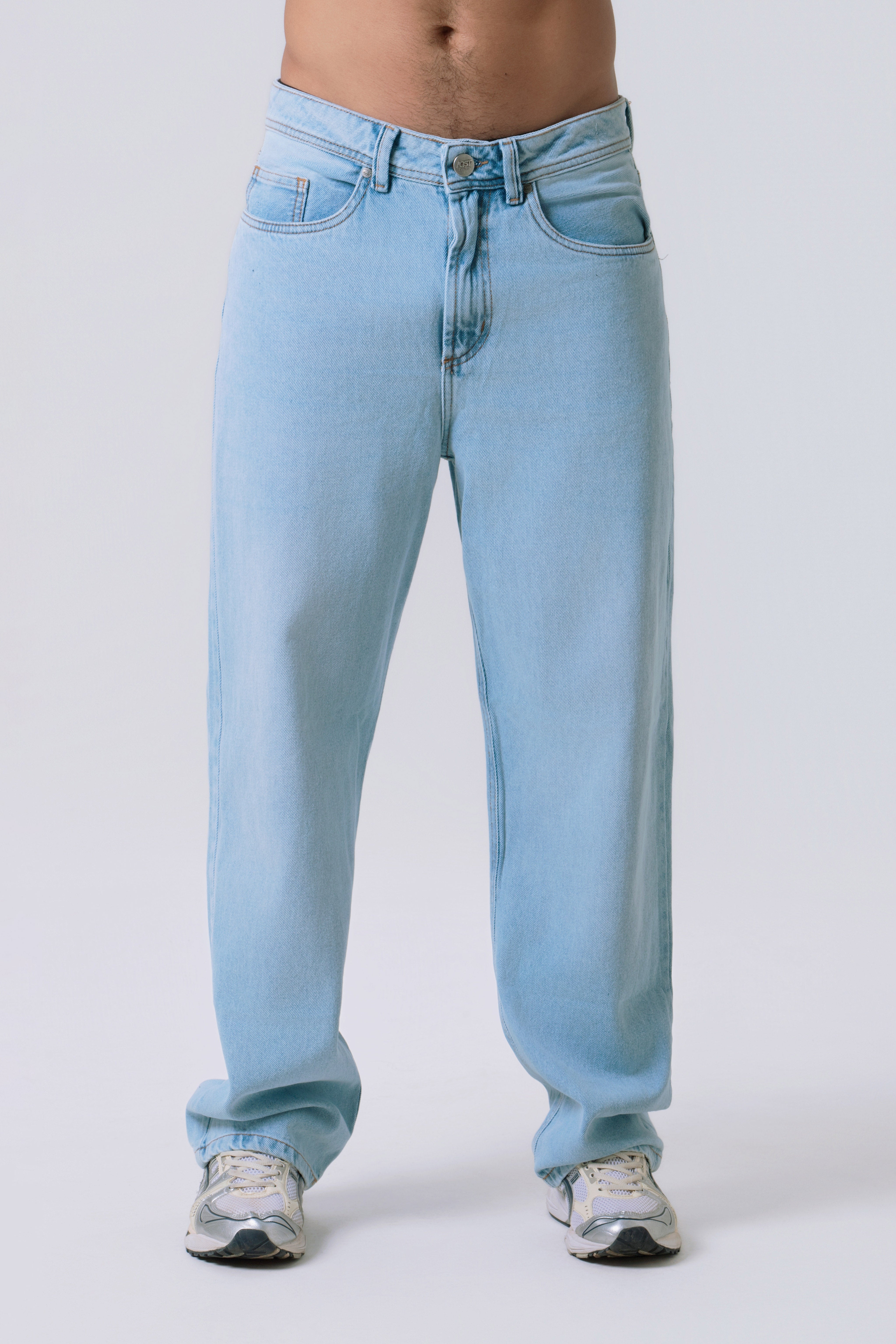 JEAN 5 BOLSILLOS COLOR AZUL HIELO