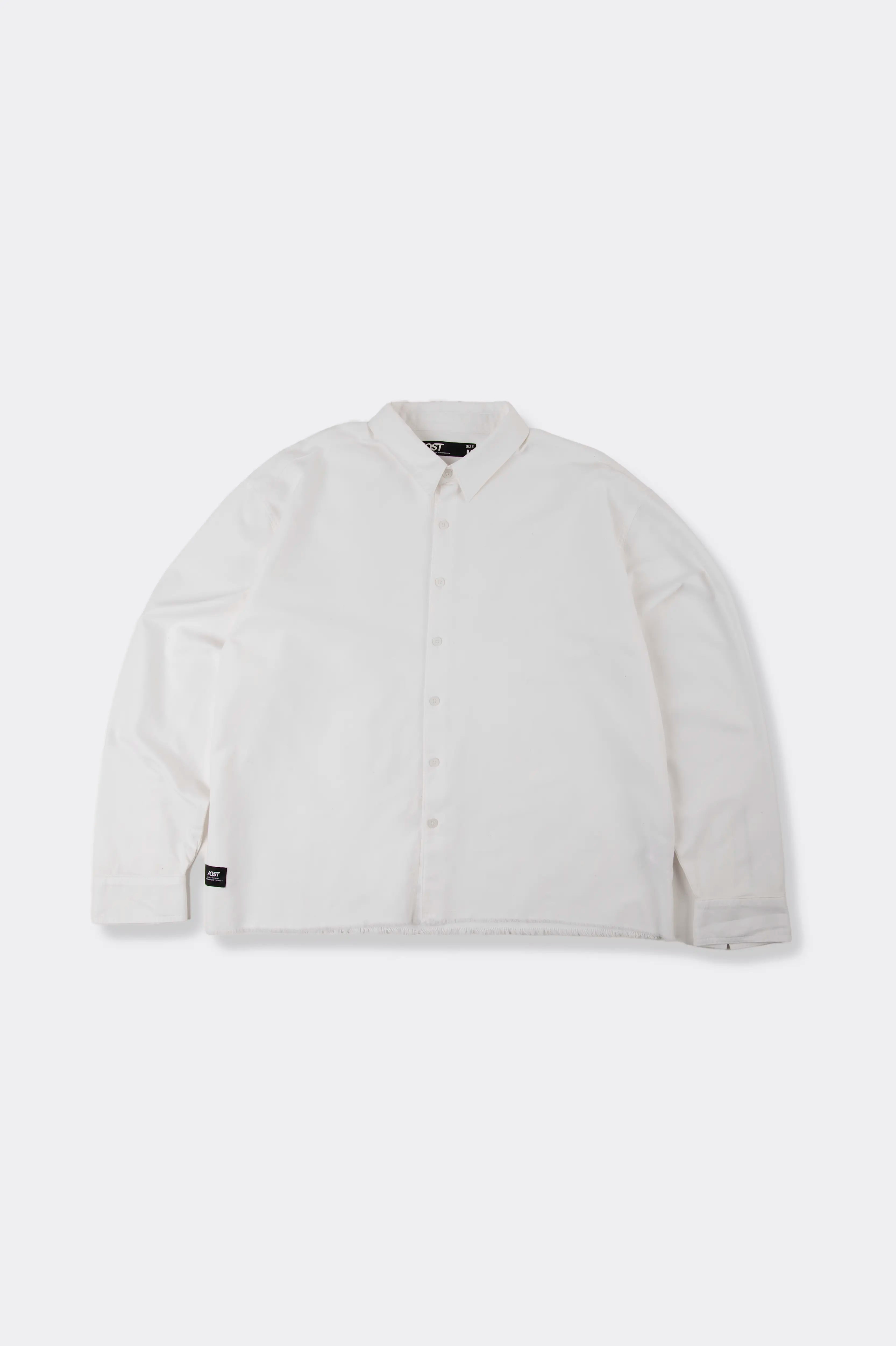 CAMISA MANGA LARGA COLOR BLANCO BLANCO