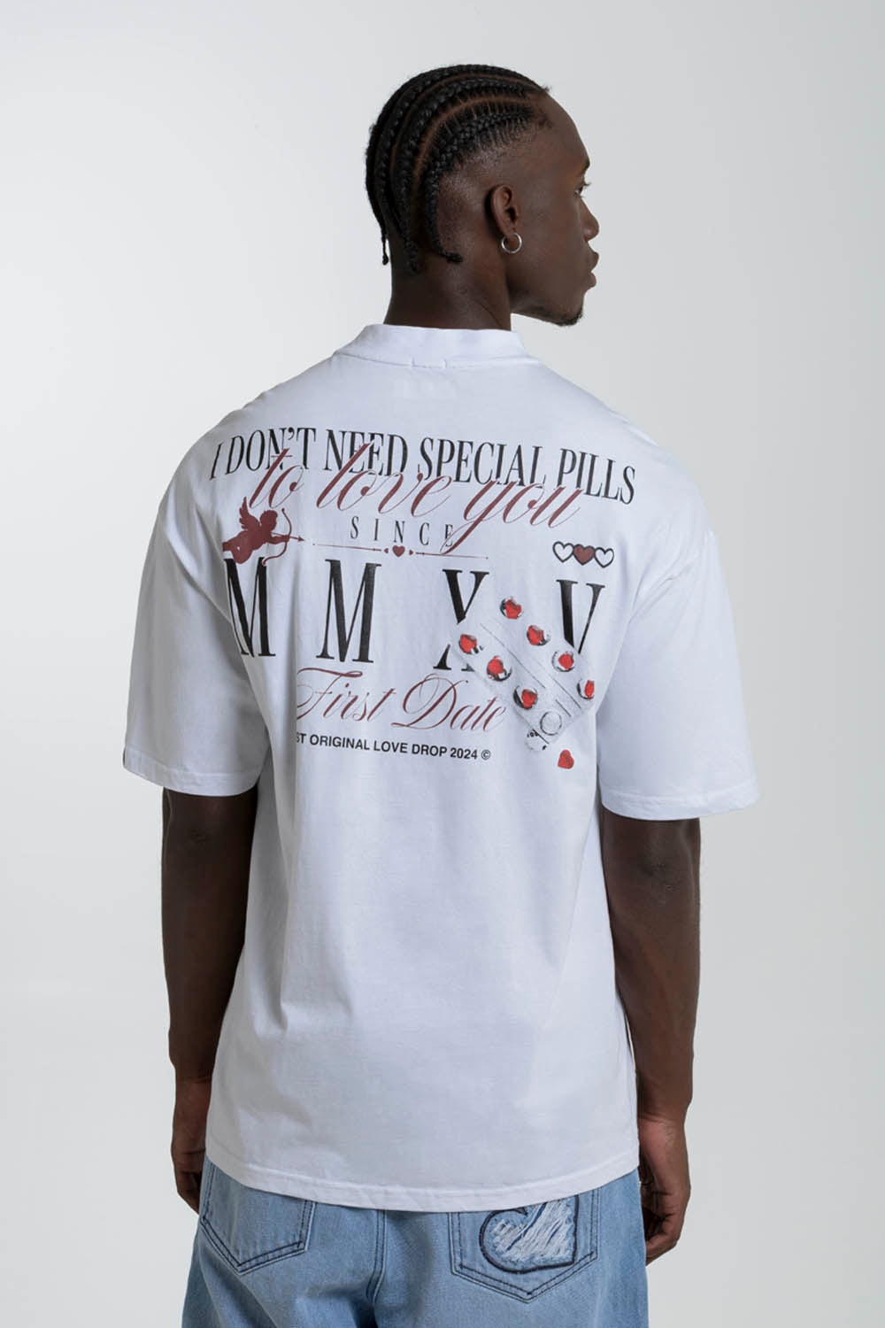 CAMISETA OVERSIZE COLOR BLANCO OPTICO - QST
