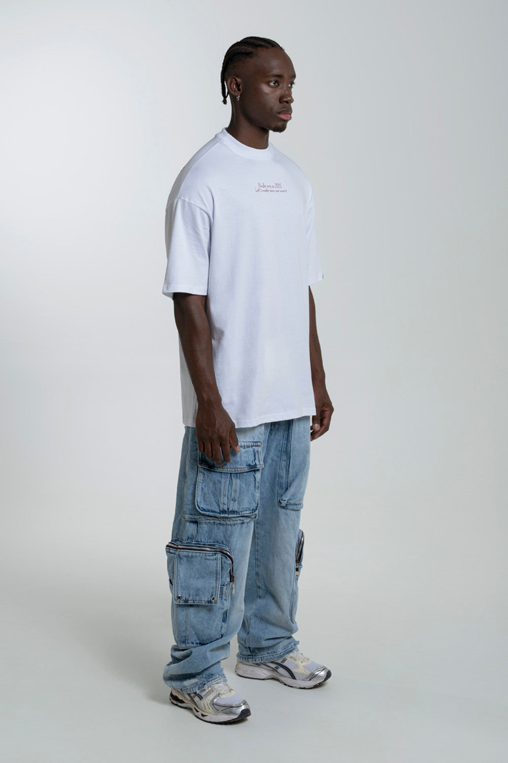 CAMISETA OVERSIZE COLOR BLANCO OPTICO - QST