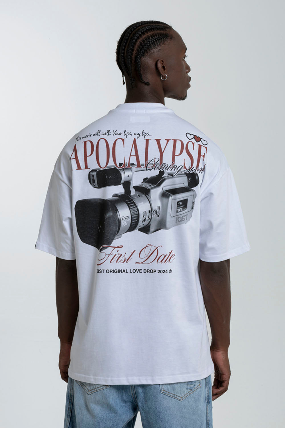 CAMISETA OVERSIZE COLOR BLANCO OPTICO - QST