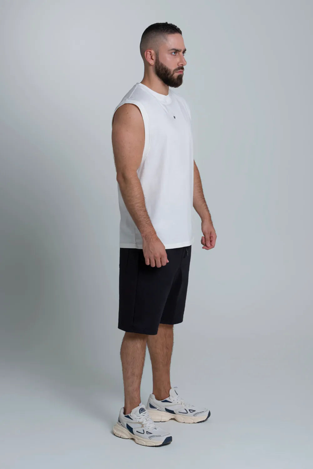 CAMISETA TANK TOP CNCPTS ESENCIAL COLOR CRUDO - QST