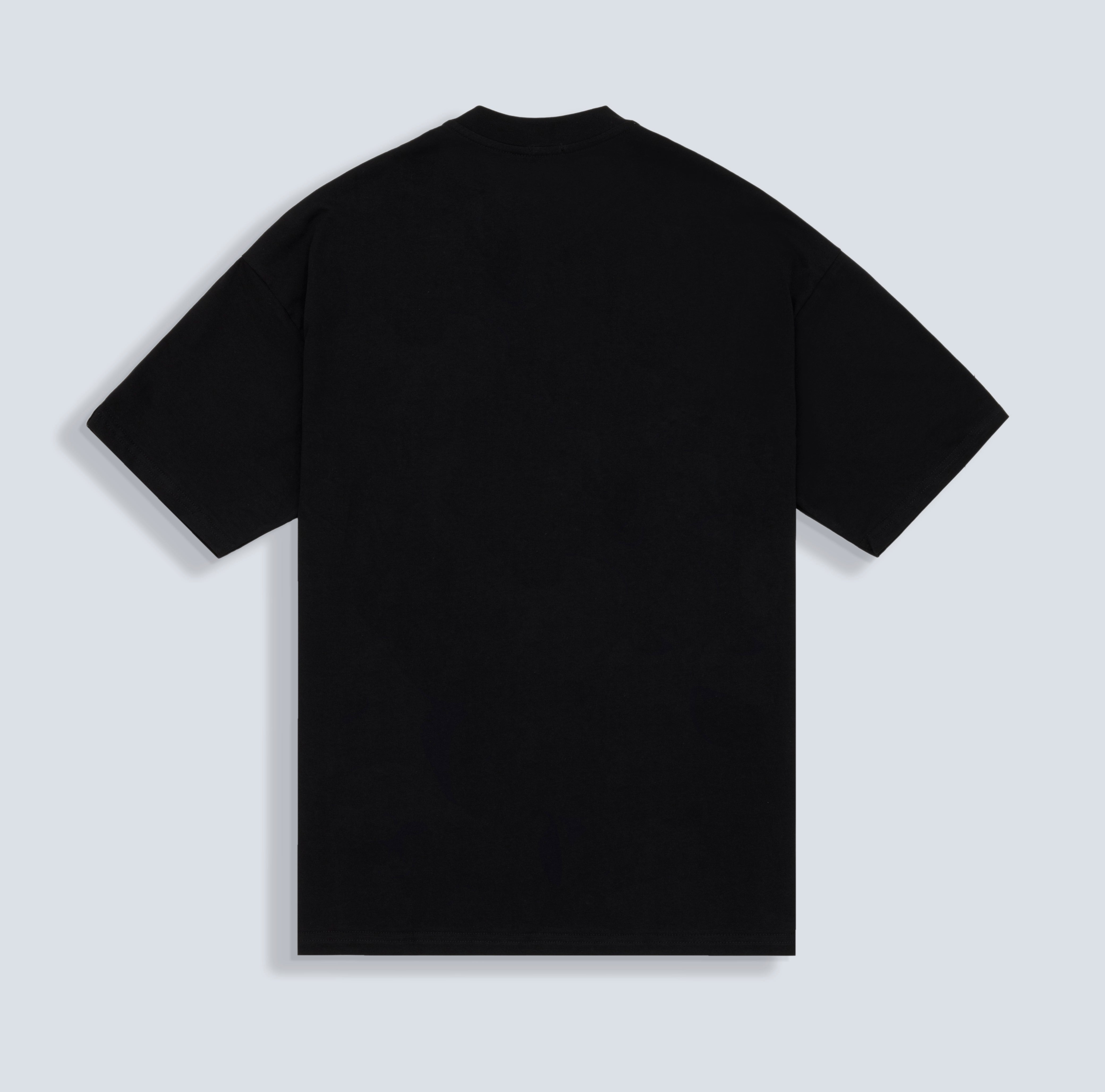 CAMISETA OVERSIZE COLOR NEGRO - QST