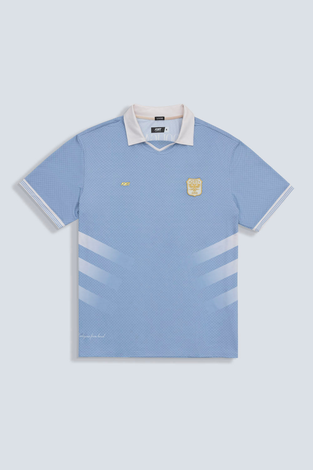 CAMISETA LOOSE COLOR AZUL NIEBLA - QST