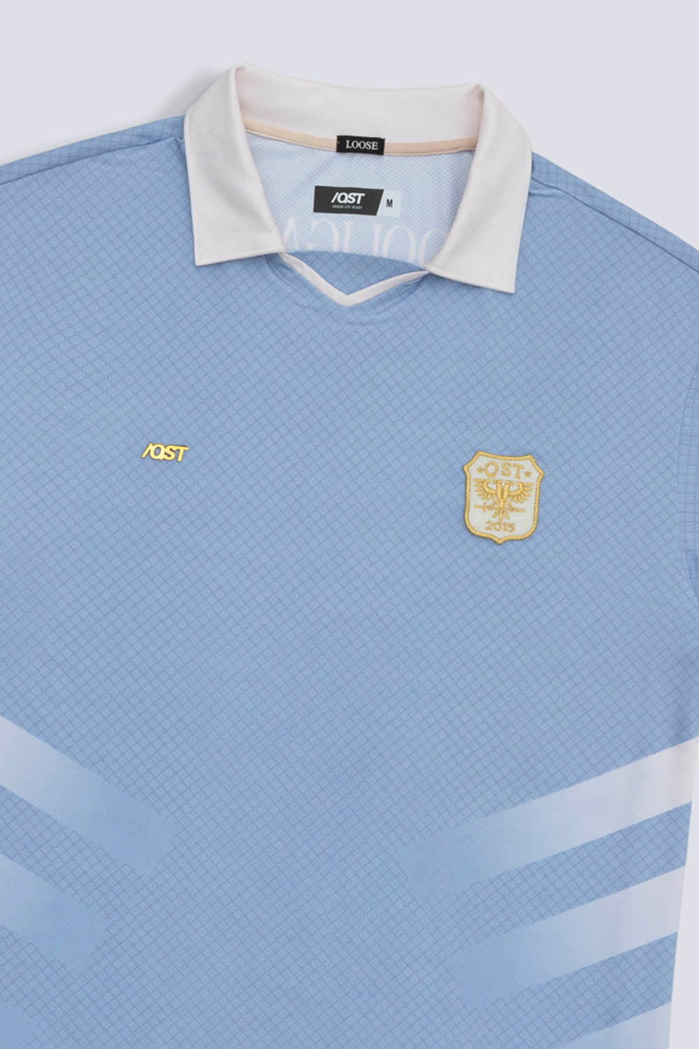 CAMISETA LOOSE COLOR AZUL NIEBLA - QST