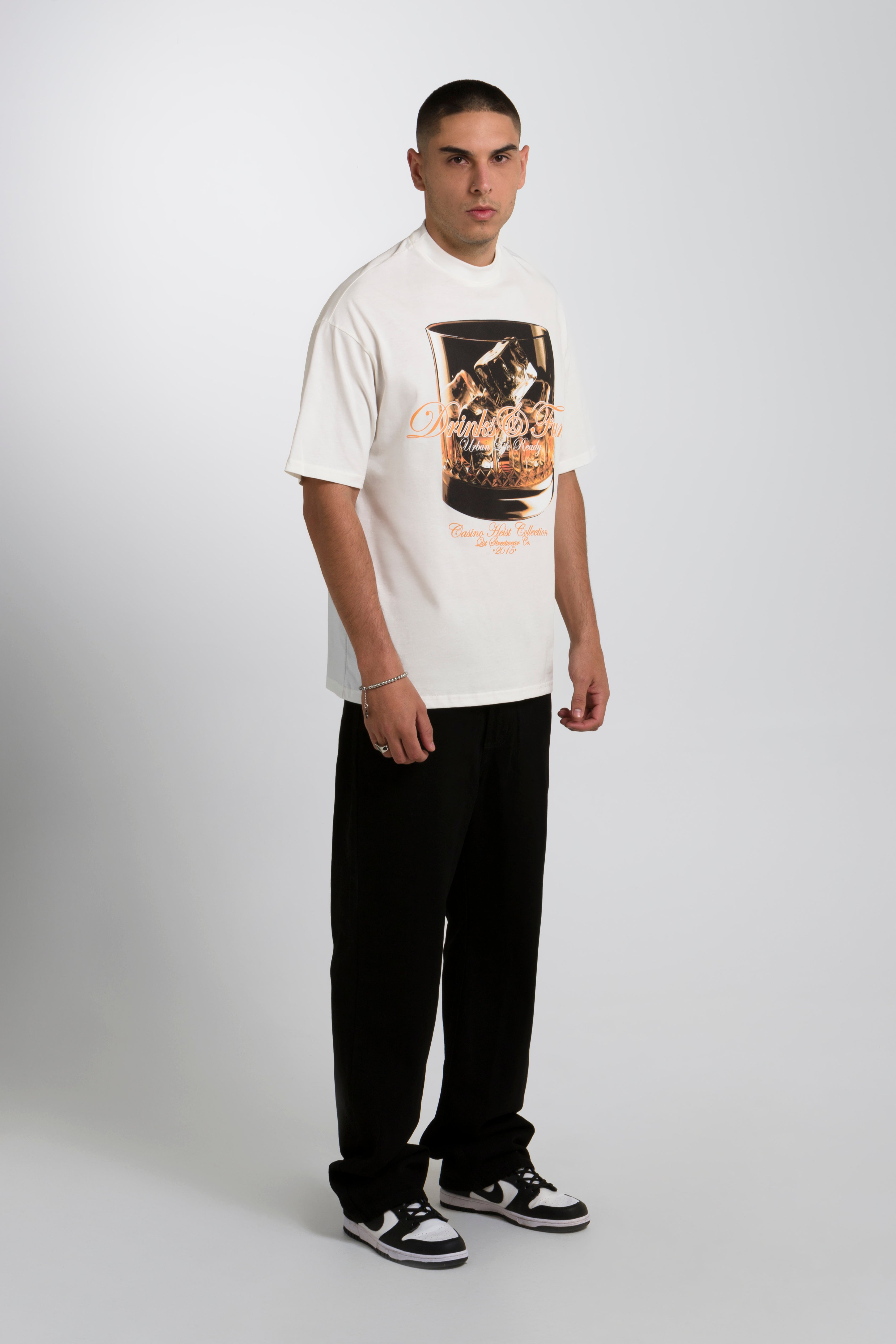 CAMISETA OVERSIZE COLOR CRUDO - QST