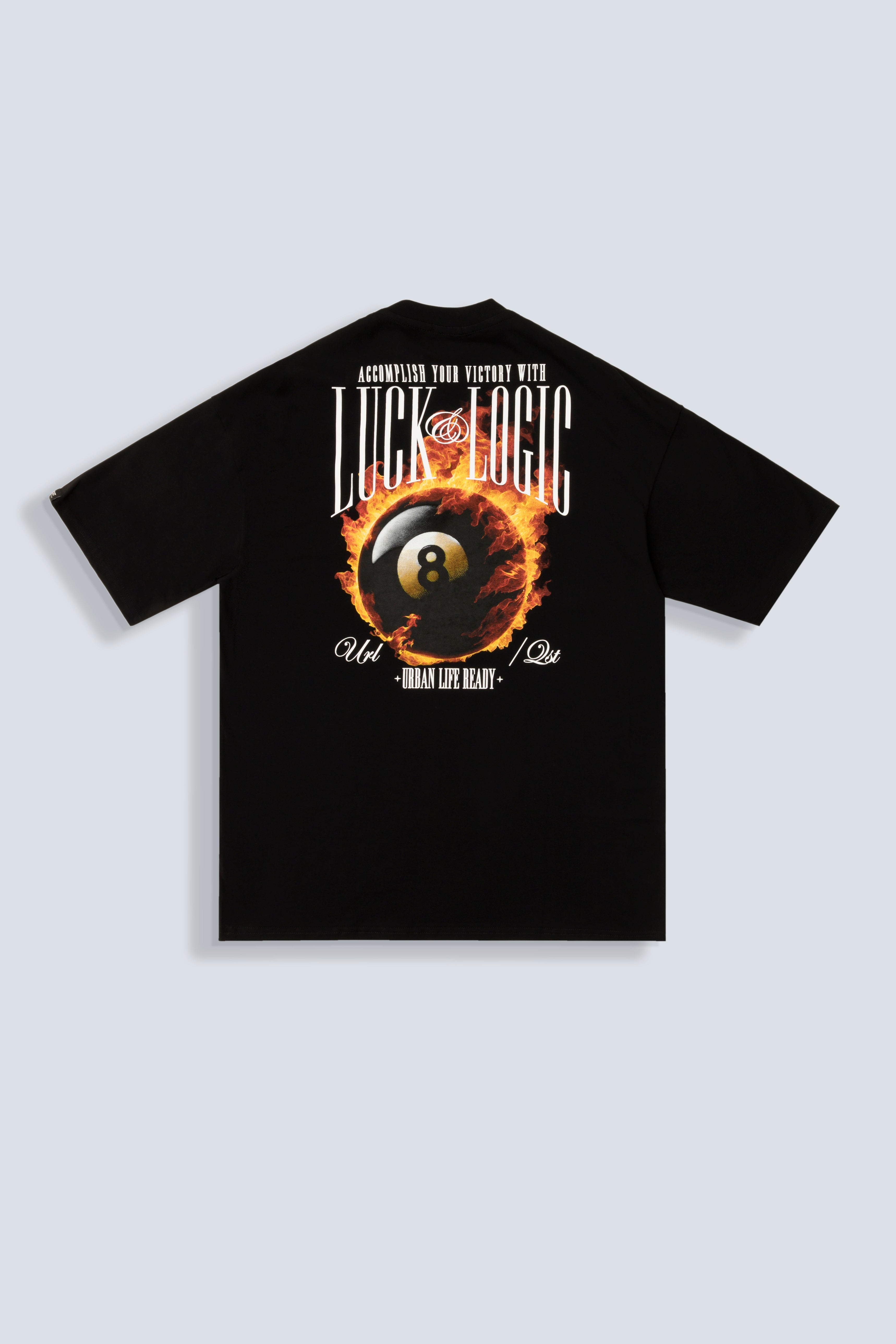 CAMISETA OVERSIZE COLOR NEGRO - QST