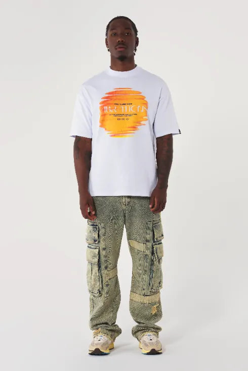 CAMISETA MANGA CORTA COLOR BLANCO OPTICO