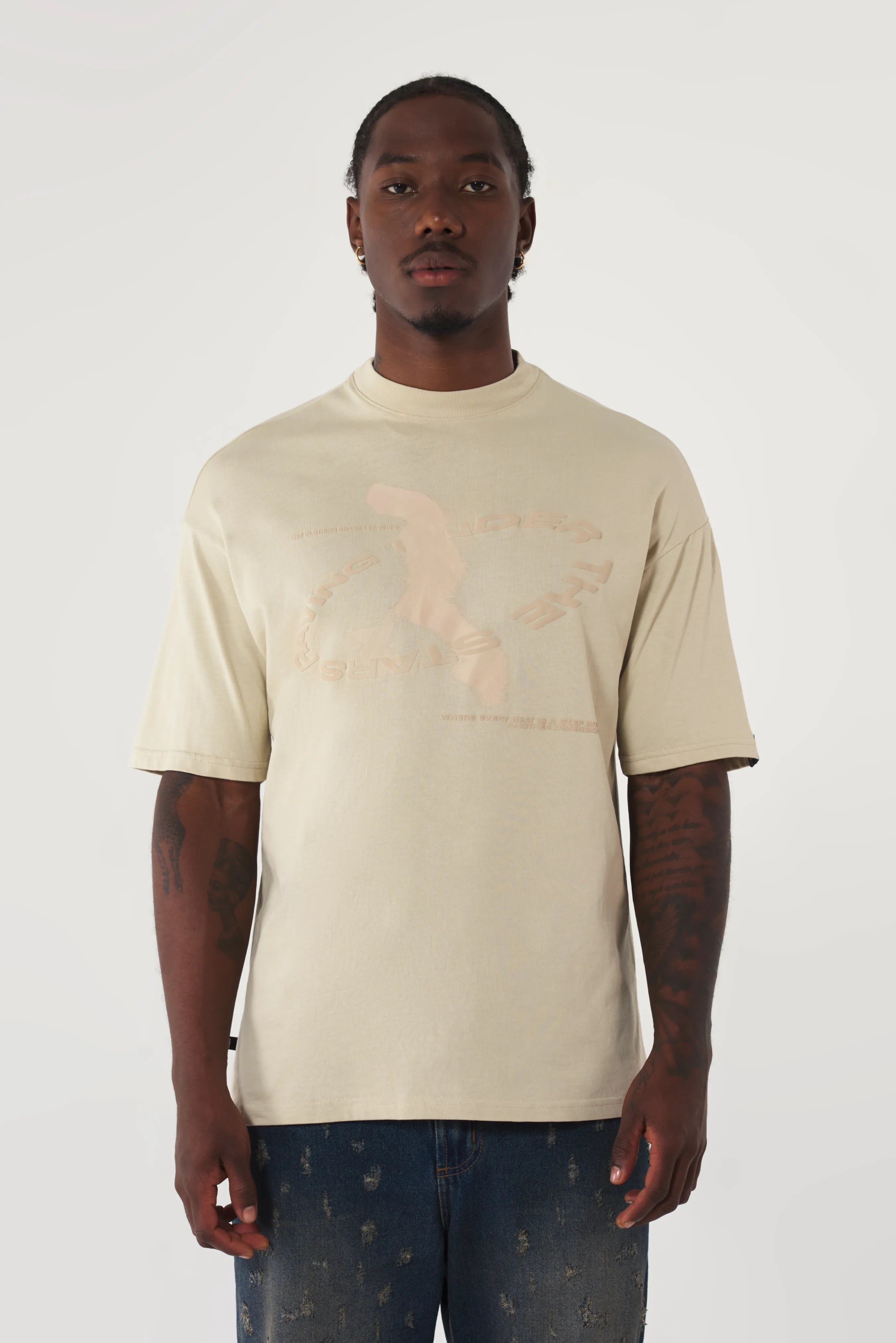 Raving Under Oversize T - shirt - QST