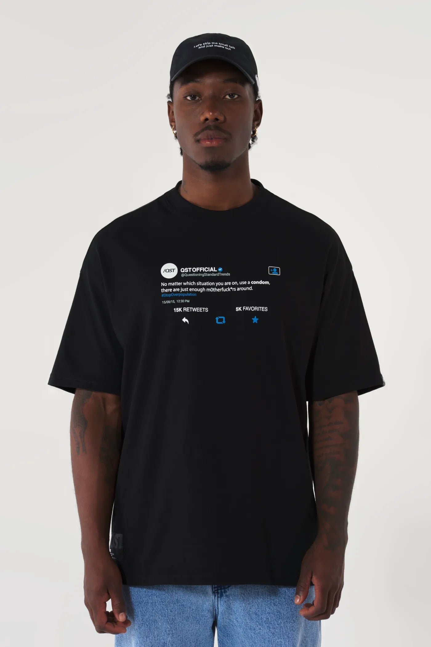 QST Tweet Oversize T-shirt - QST