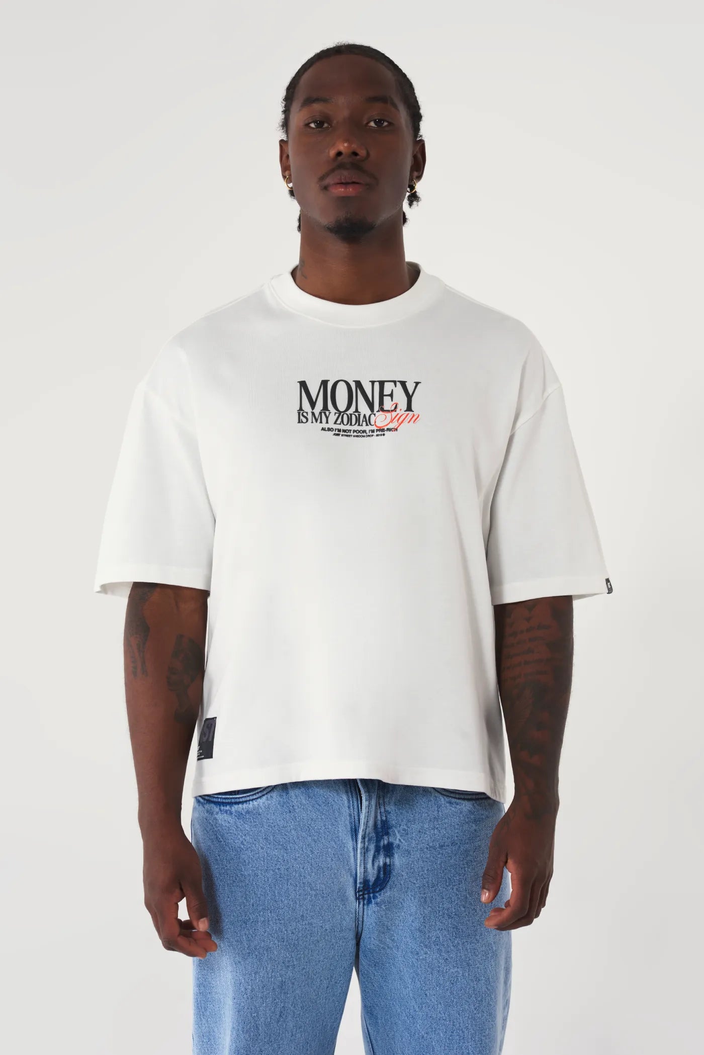 Zodiac Sign Boxy T-shirt - QST