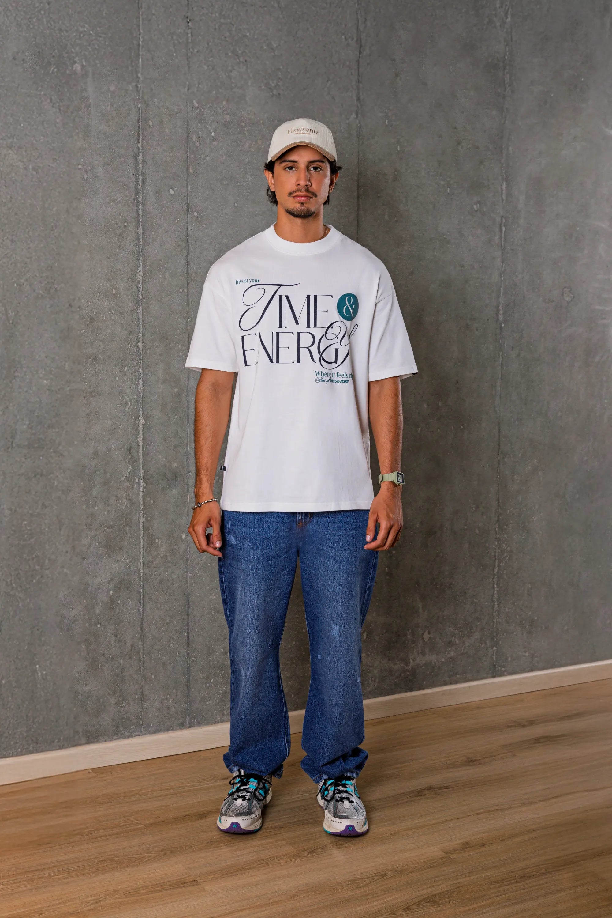 CAMISETA OVERSIZE BPT MANGA CORTA ESTAMPADO ENERGY