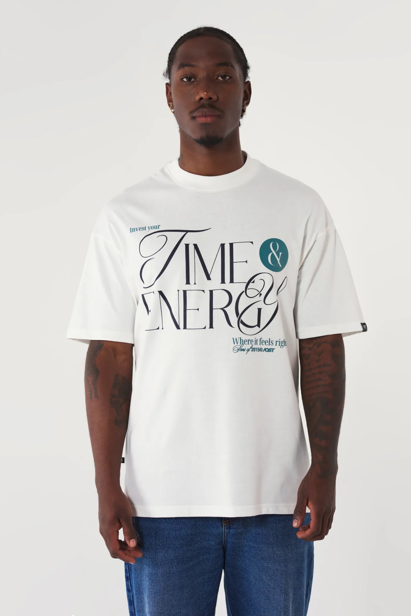 CAMISETA OVERSIZE BPT MANGA CORTA ESTAMPADO ENERGY