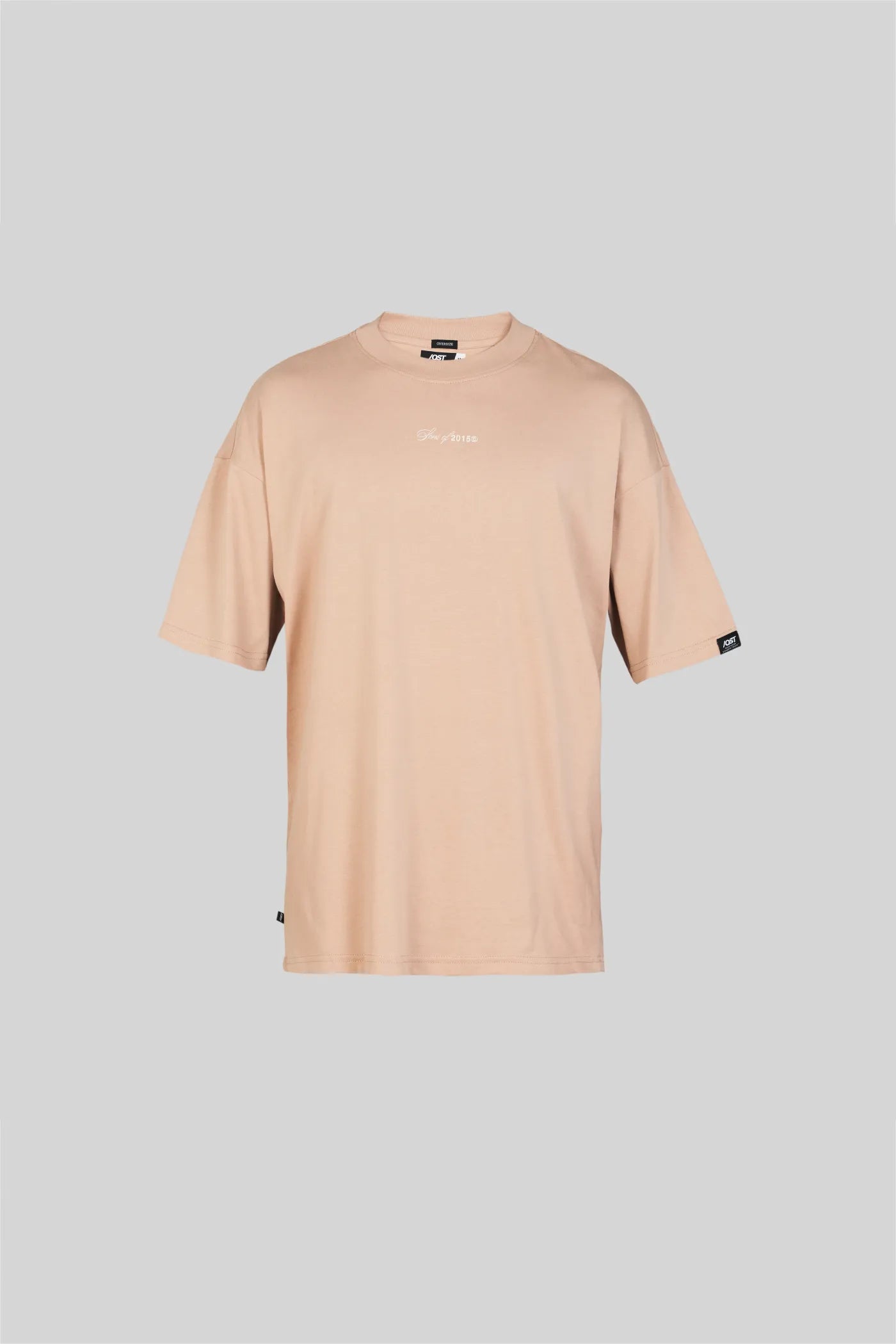 CAMISETA OVERSIZE WARM TAUPE ESTAMPADO BE GENUINE