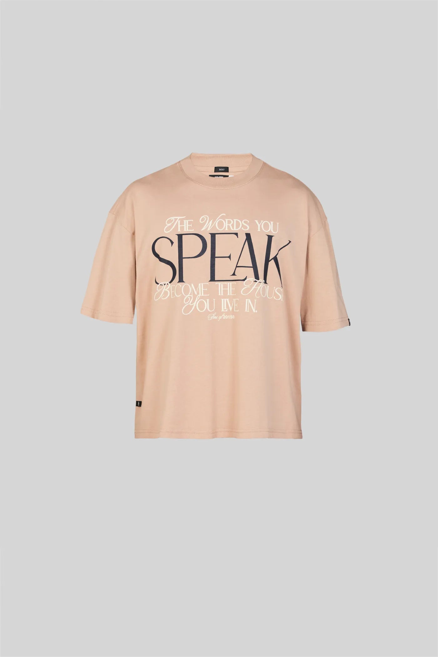 CAMISETA MANGA CORTA COLOR WARM TAUPE