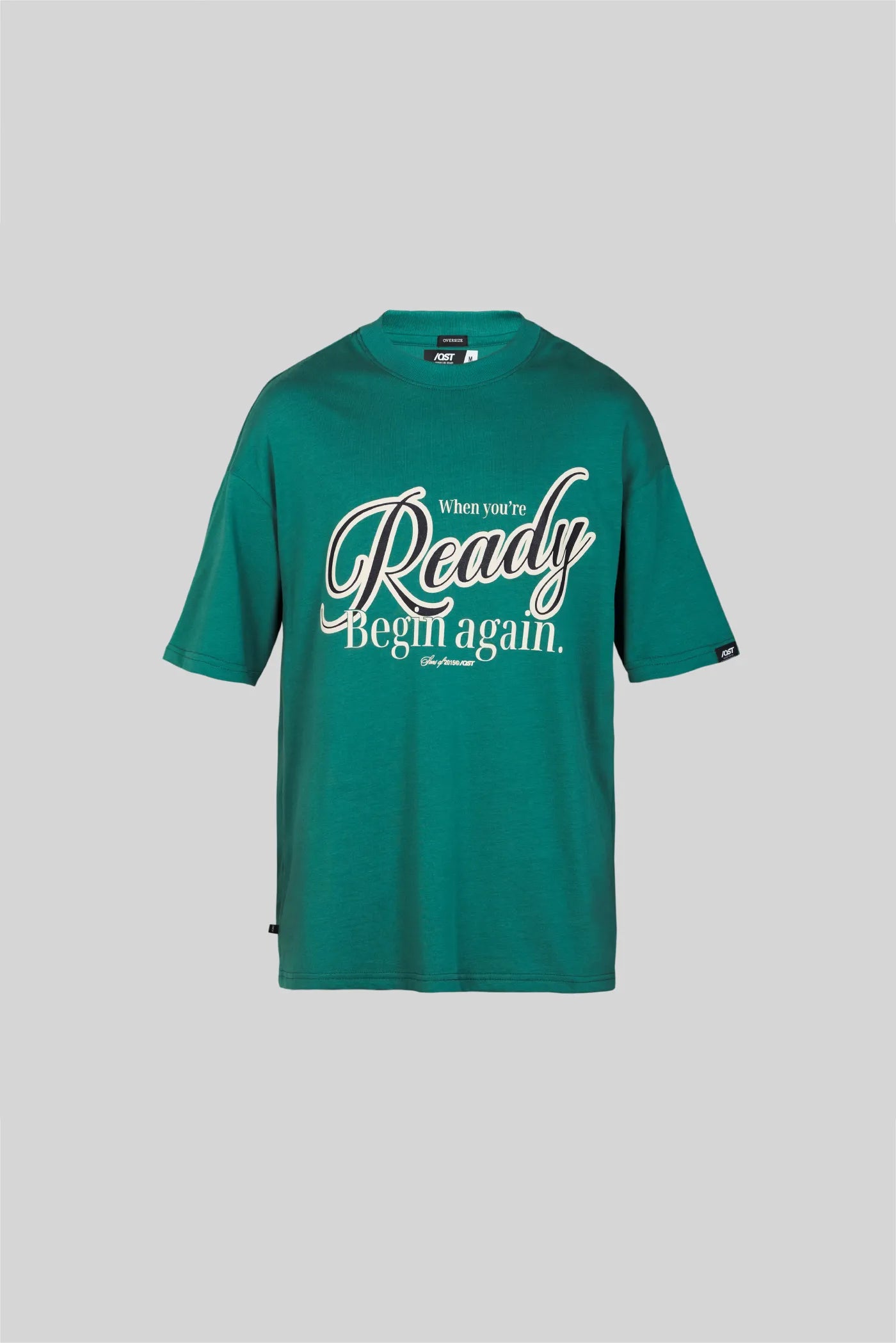 CAMISETA OVERSIZE VERDE TENIS READY START
