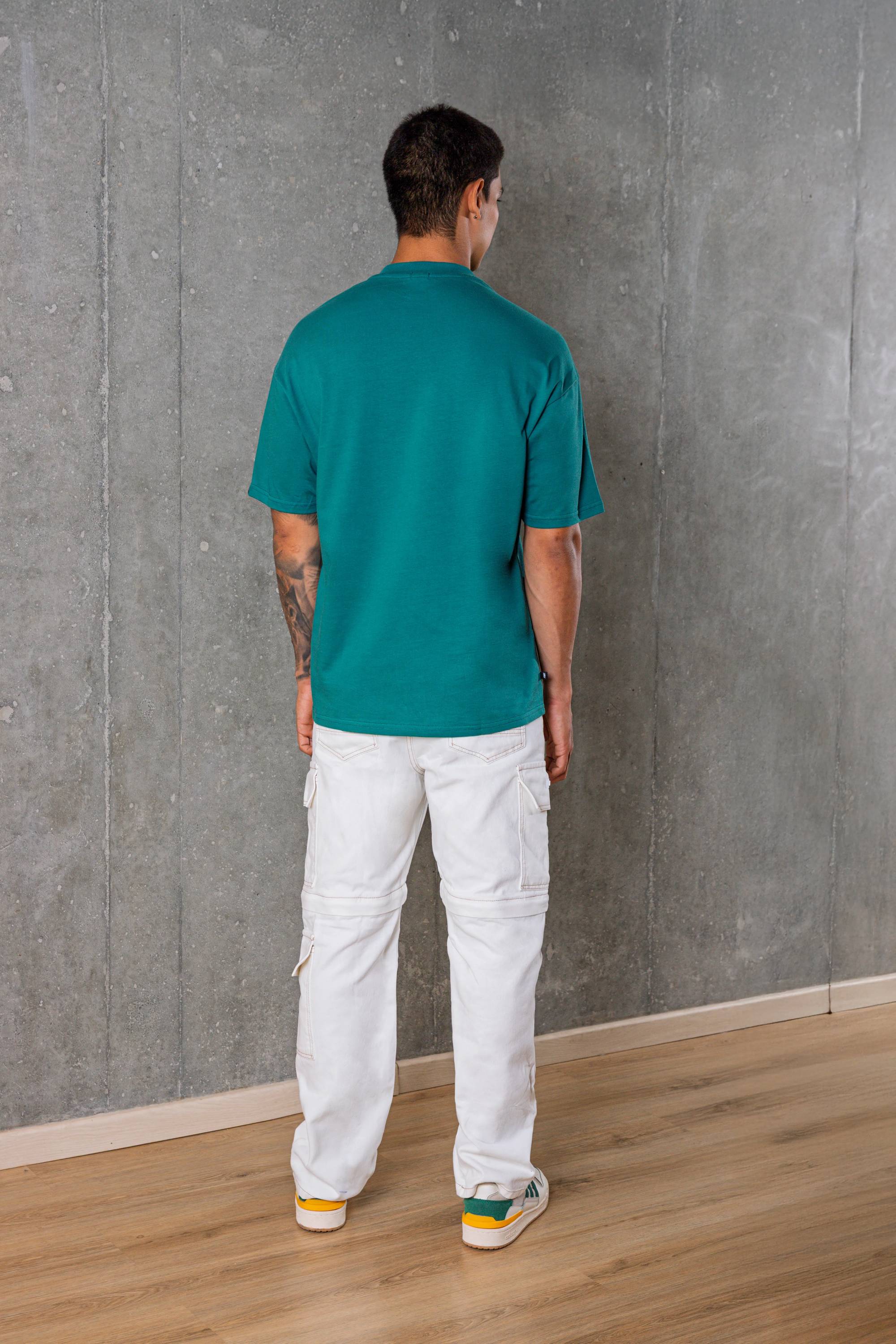 CAMISETA OVERSIZE VERDE TENIS READY START