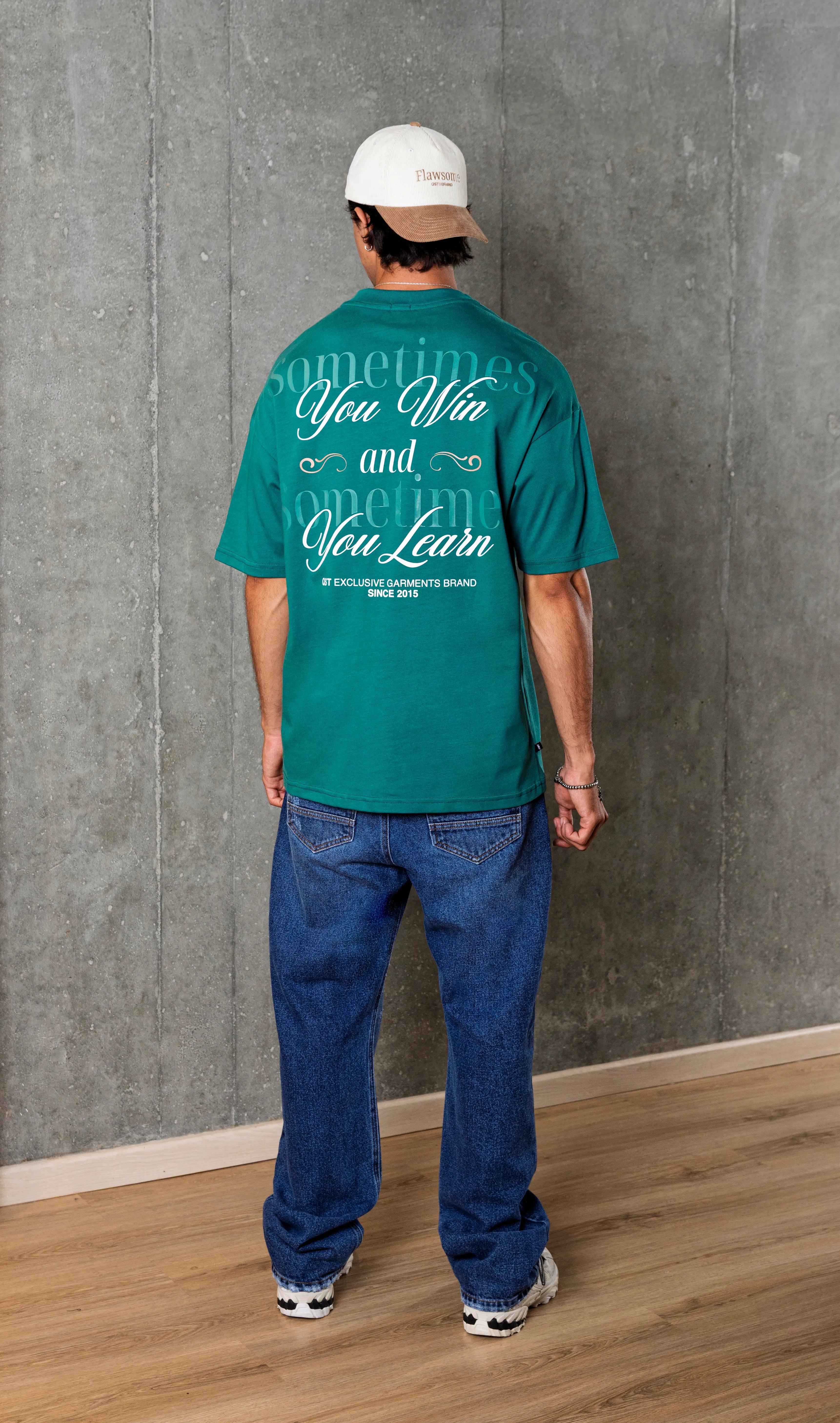 CAMISETA OVERSIZE POWERFUL VERDE TENIS