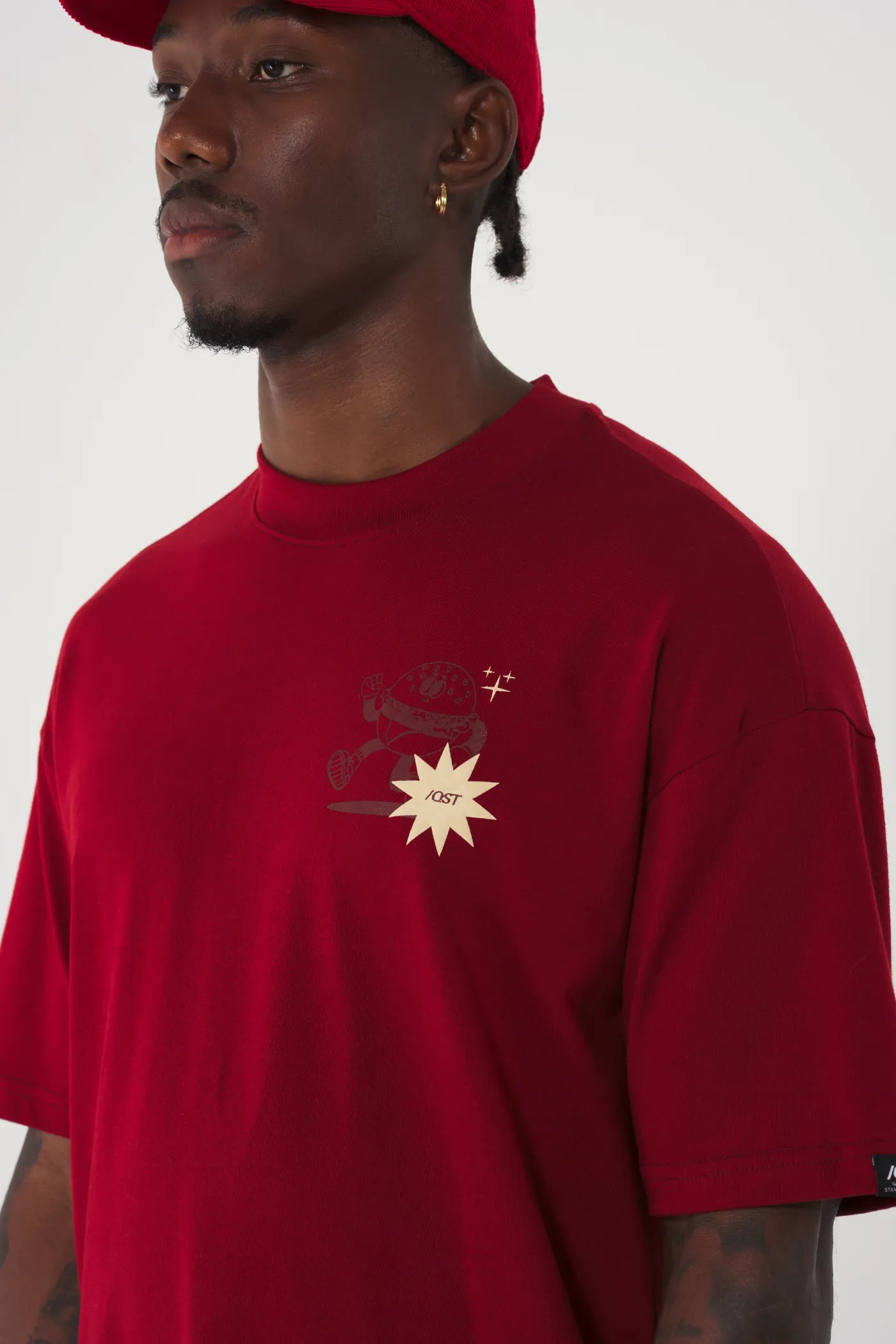 CAMISETA OVERSIZE RED DHALIA LIMITED EDITION BEST CHOICE