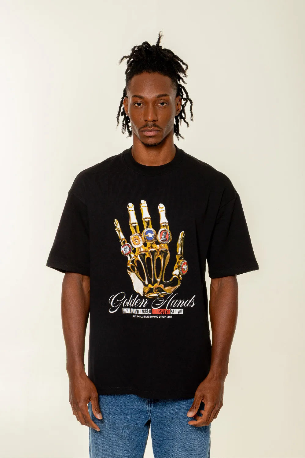 CAMISETA MANGA CORTA COLOR NEGRO