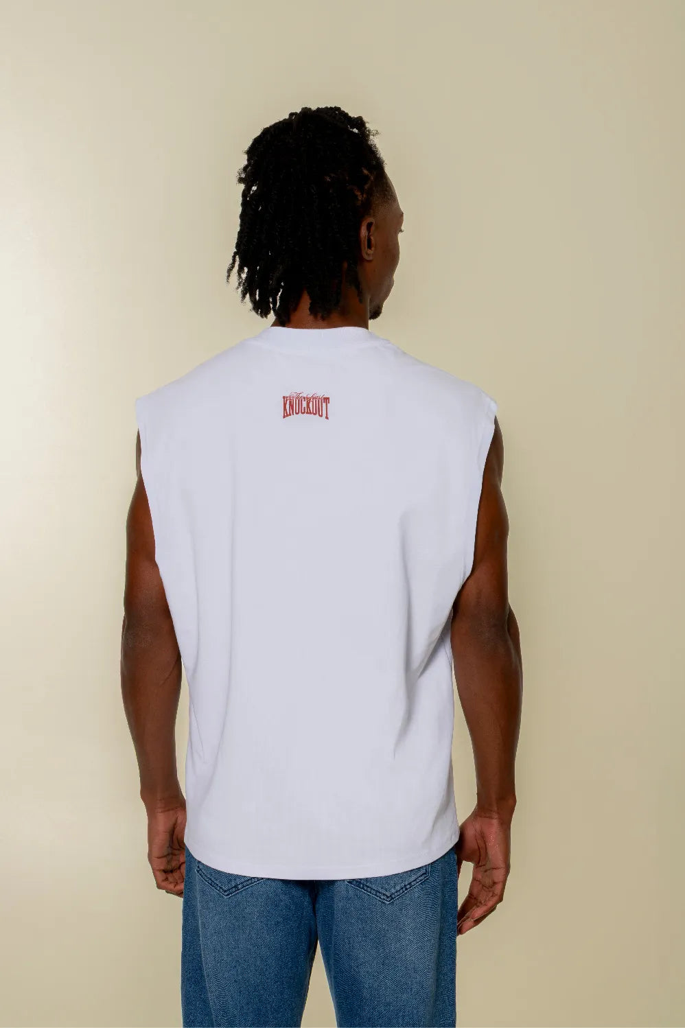 CAMISETA MANGA SISA COLOR BLANCO OPTICO