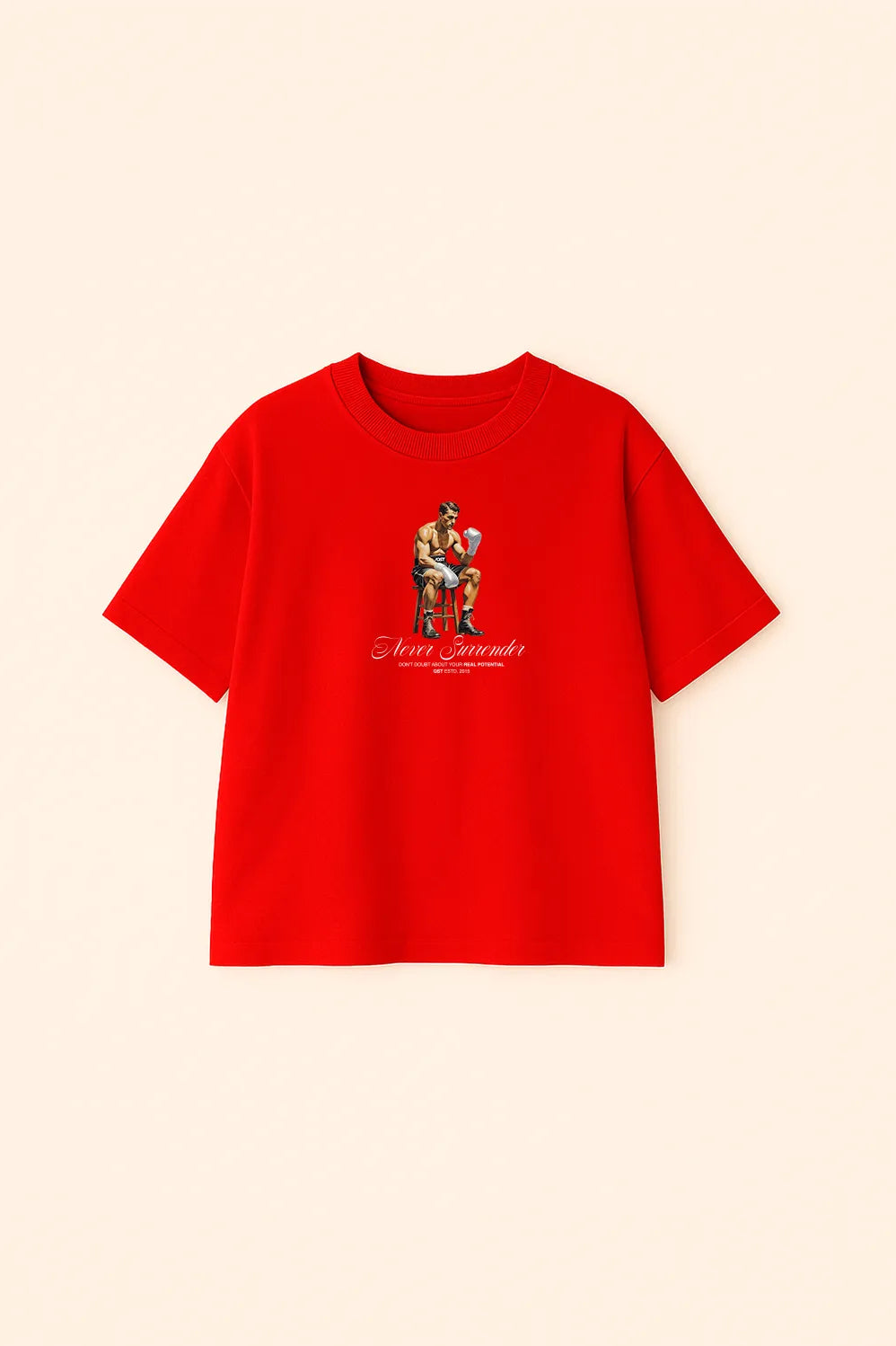 CAMISETA MANGA CORTA COLOR RED DAHILA - QST