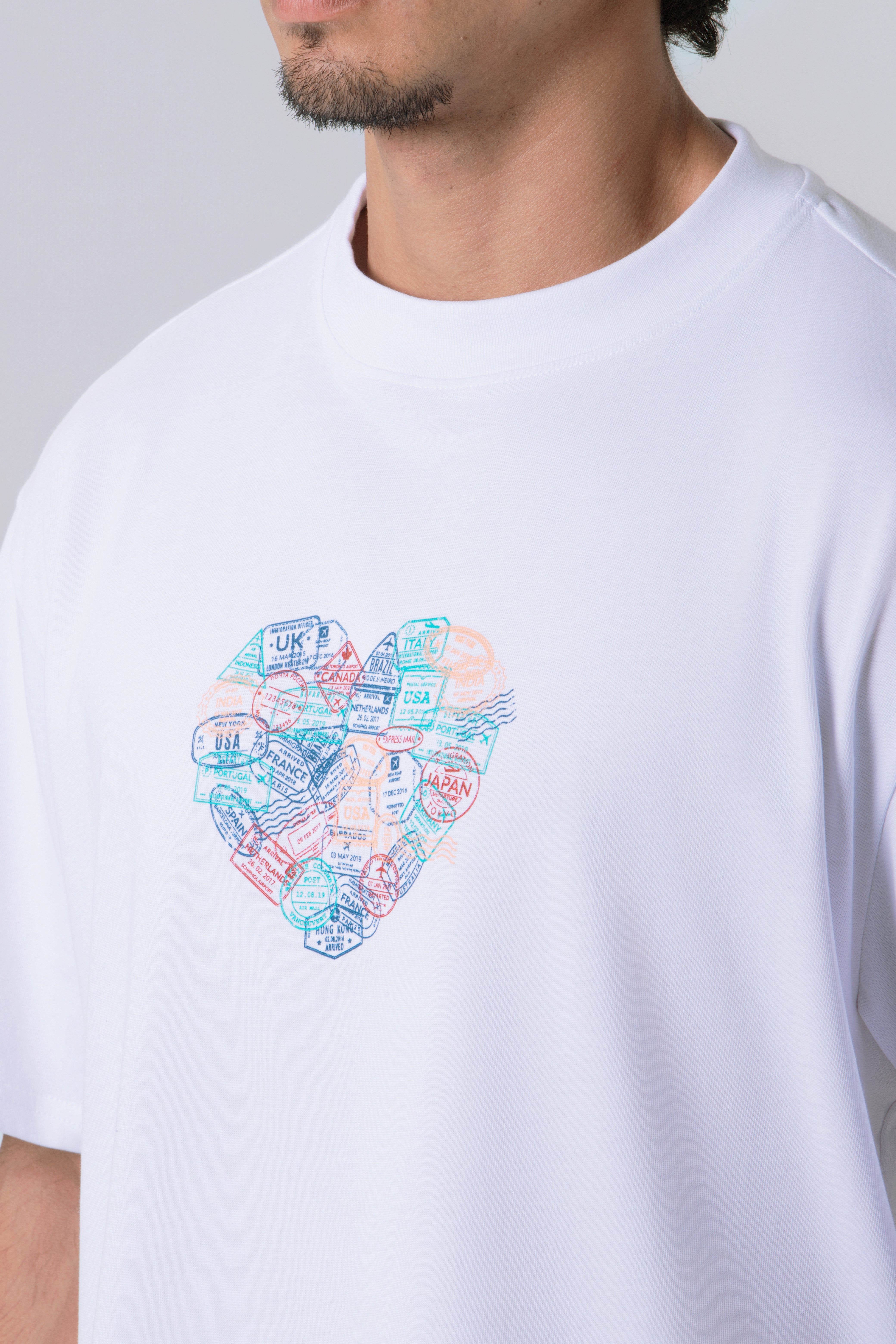 CAMISETA MANGA CORTA COLOR BLANCO OPTICO