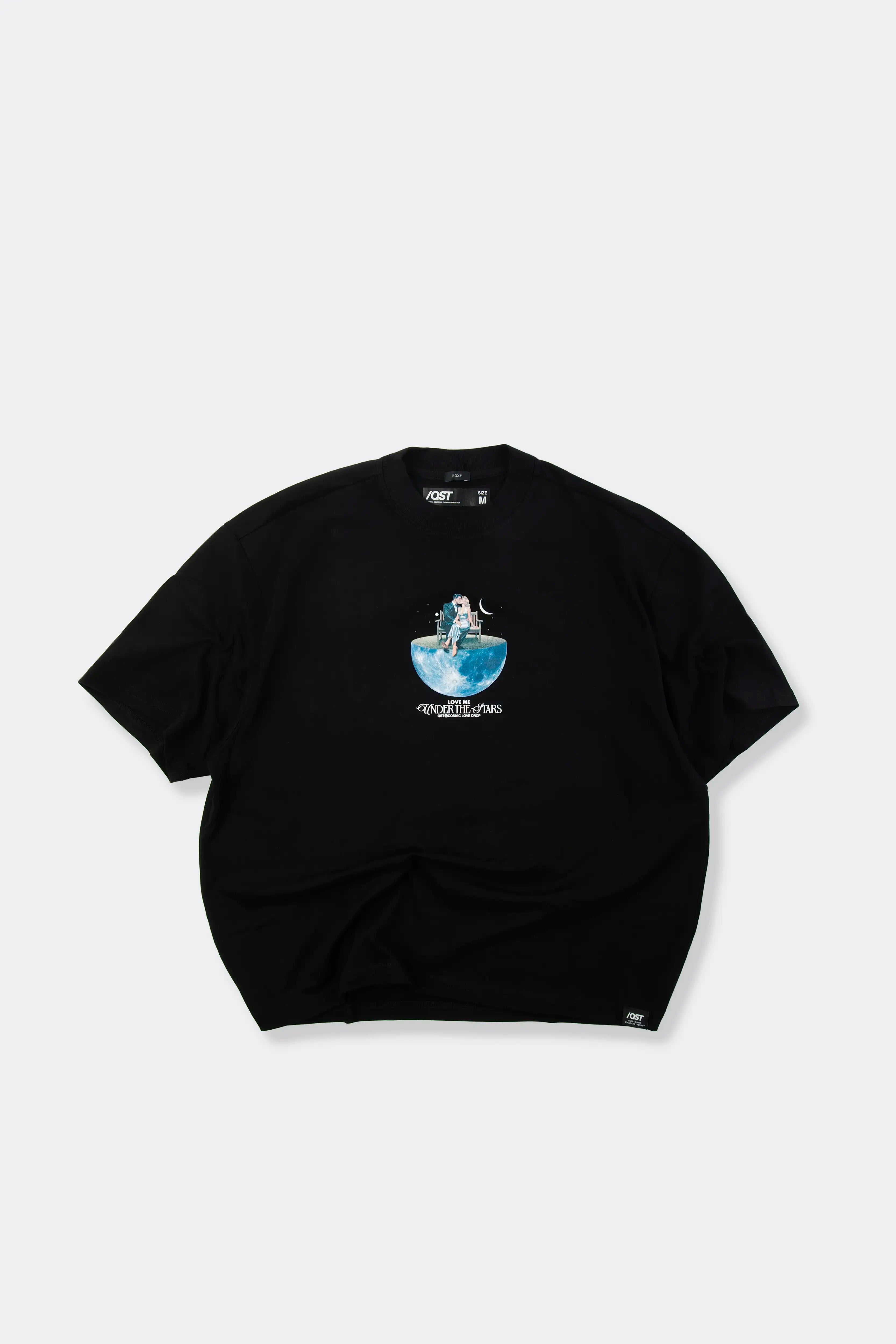 CAMISETA MANGA CORTA COLOR NEGRO