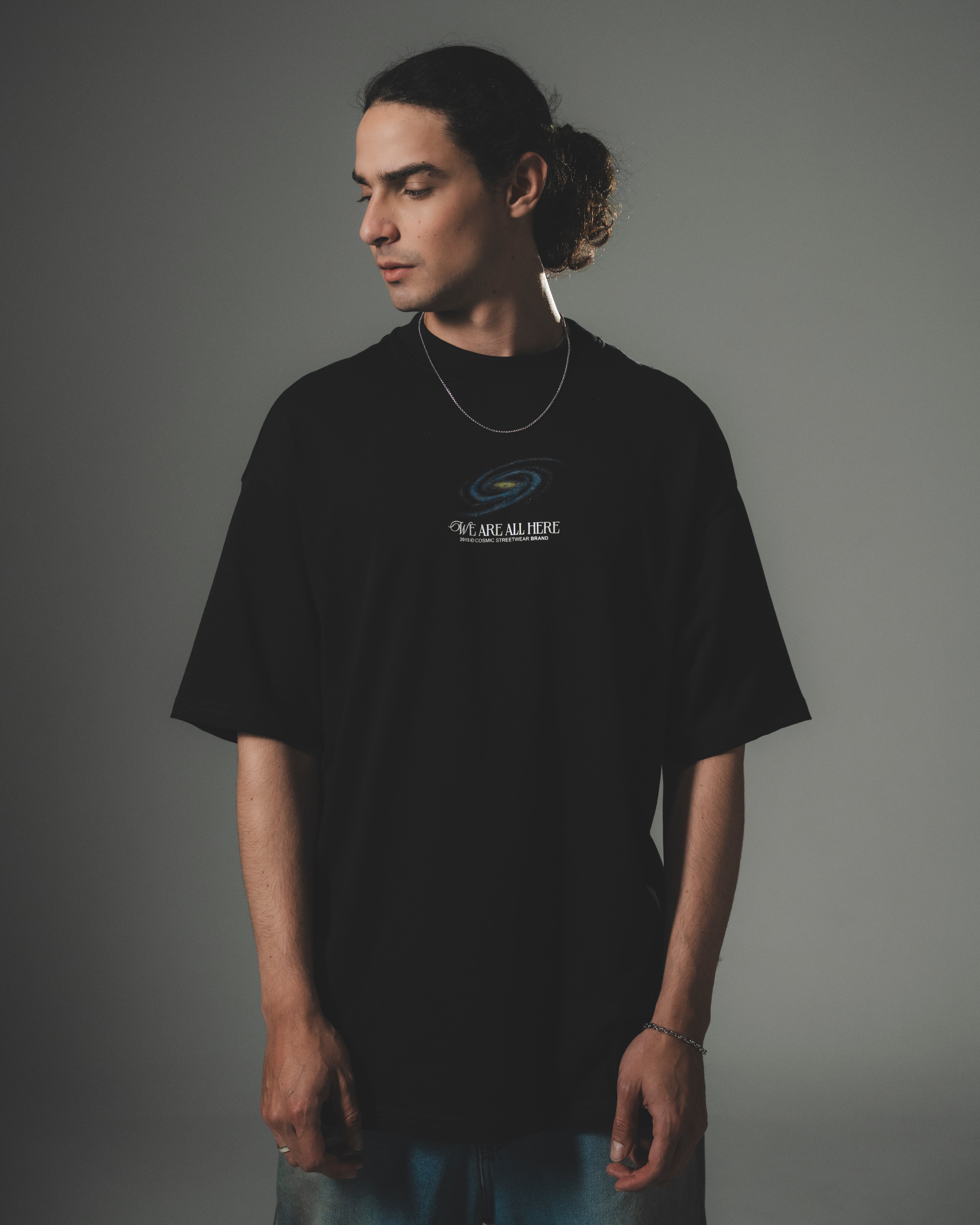 CAMISETA MANGA CORTA COLOR NEGRO