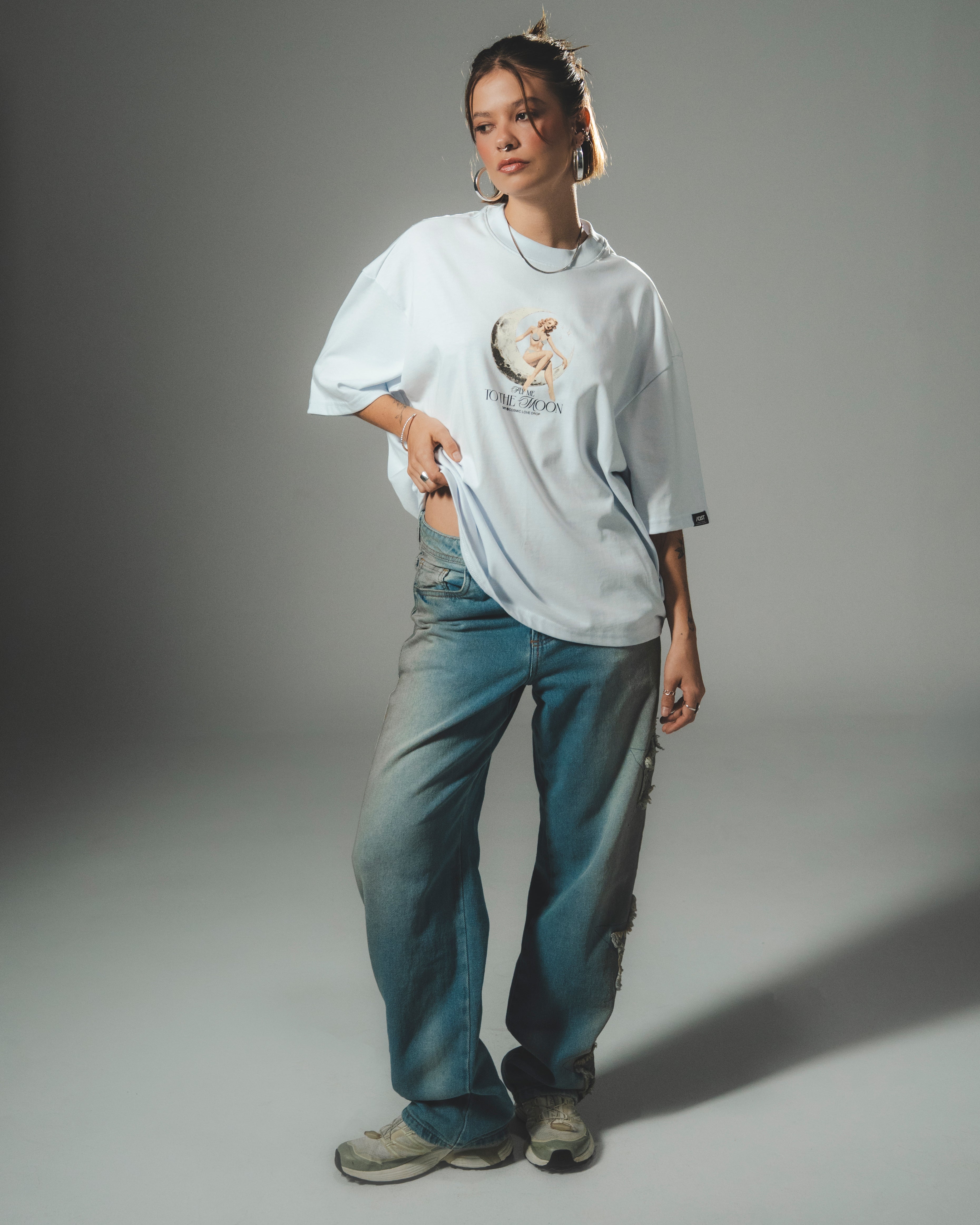 CAMISETA MANGA CORTA COLOR BLANCO OPTICO