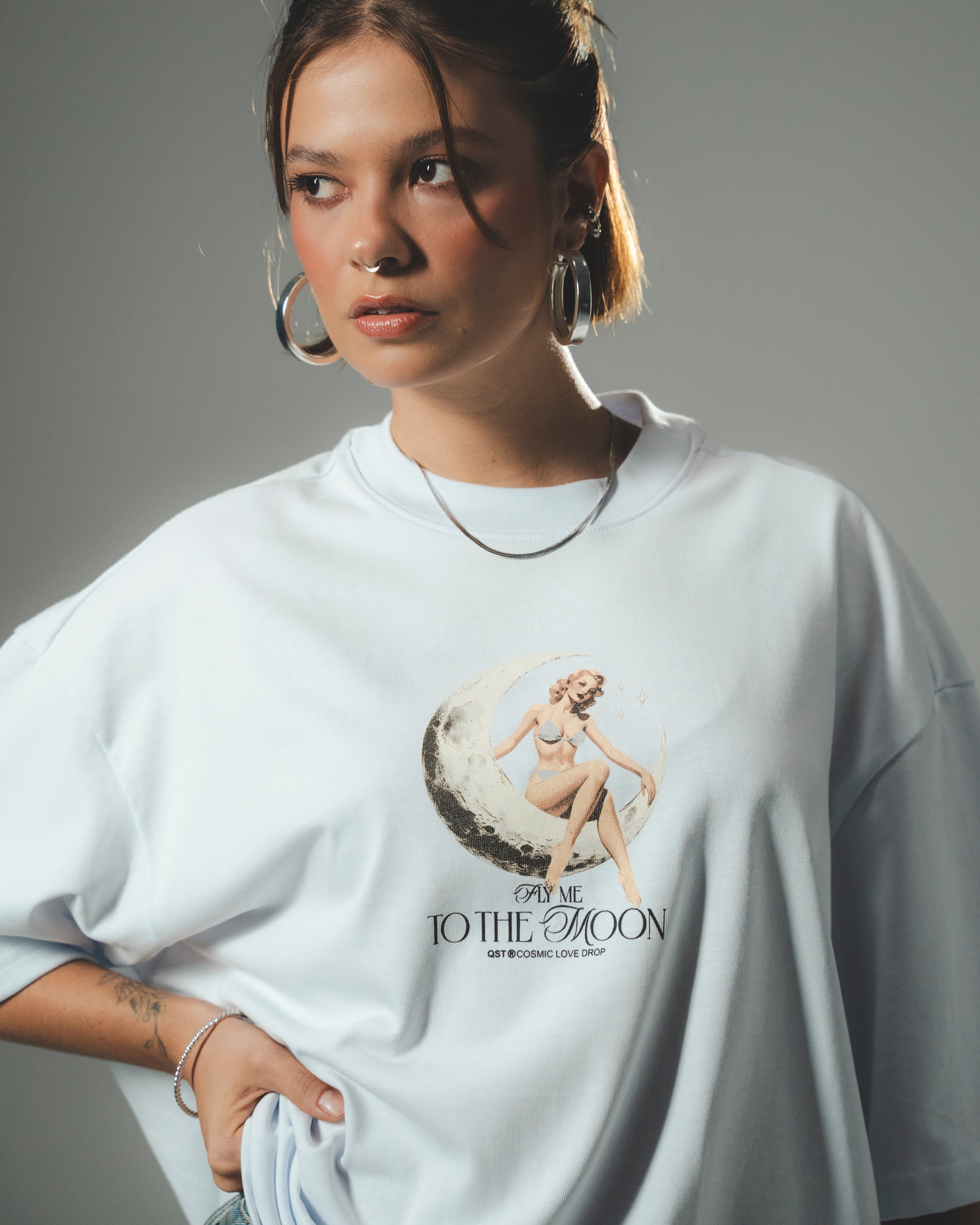 CAMISETA MANGA CORTA COLOR BLANCO OPTICO