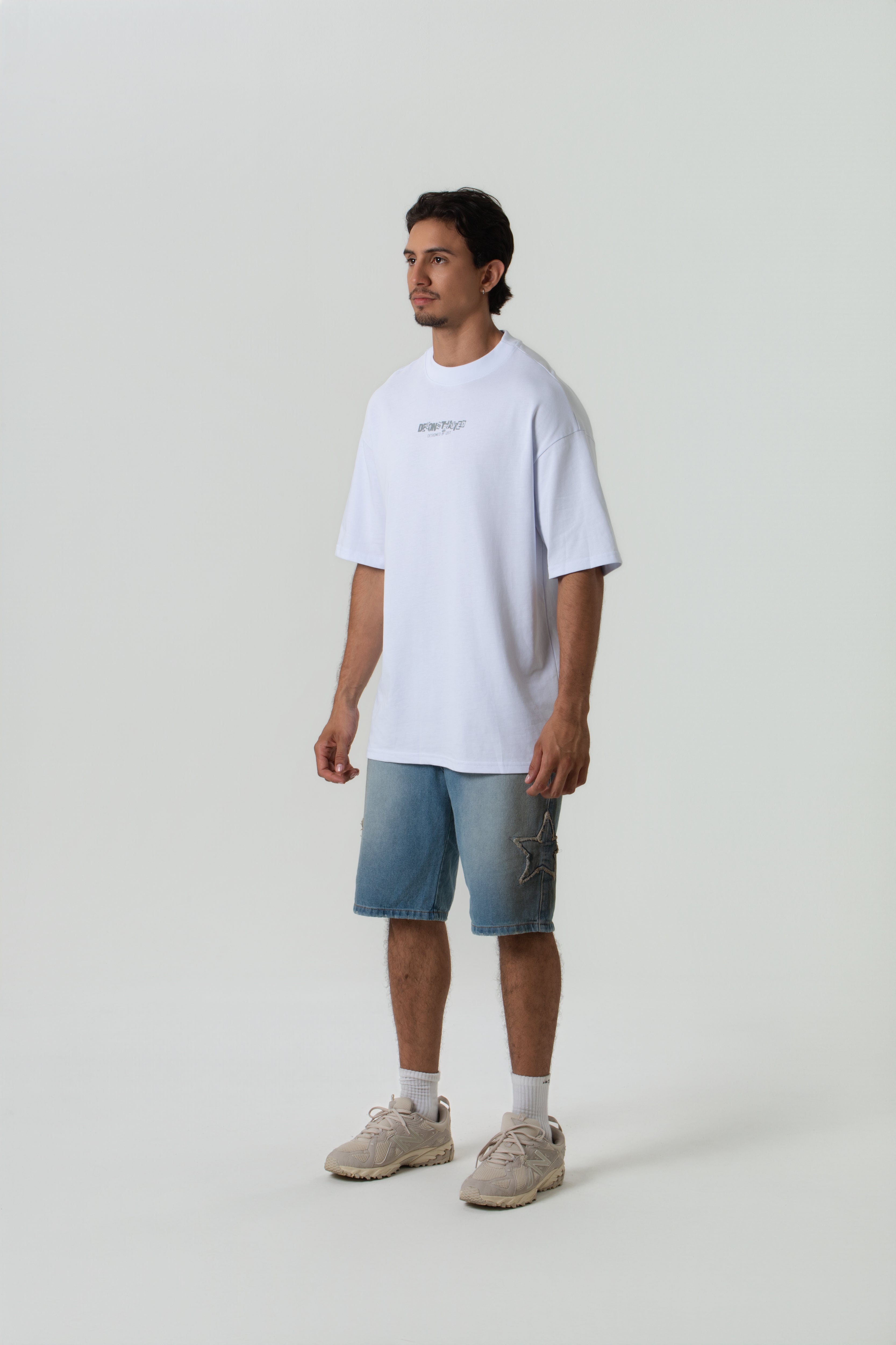 CAMISETA MANGA CORTA COLOR BLANCO OPTICO