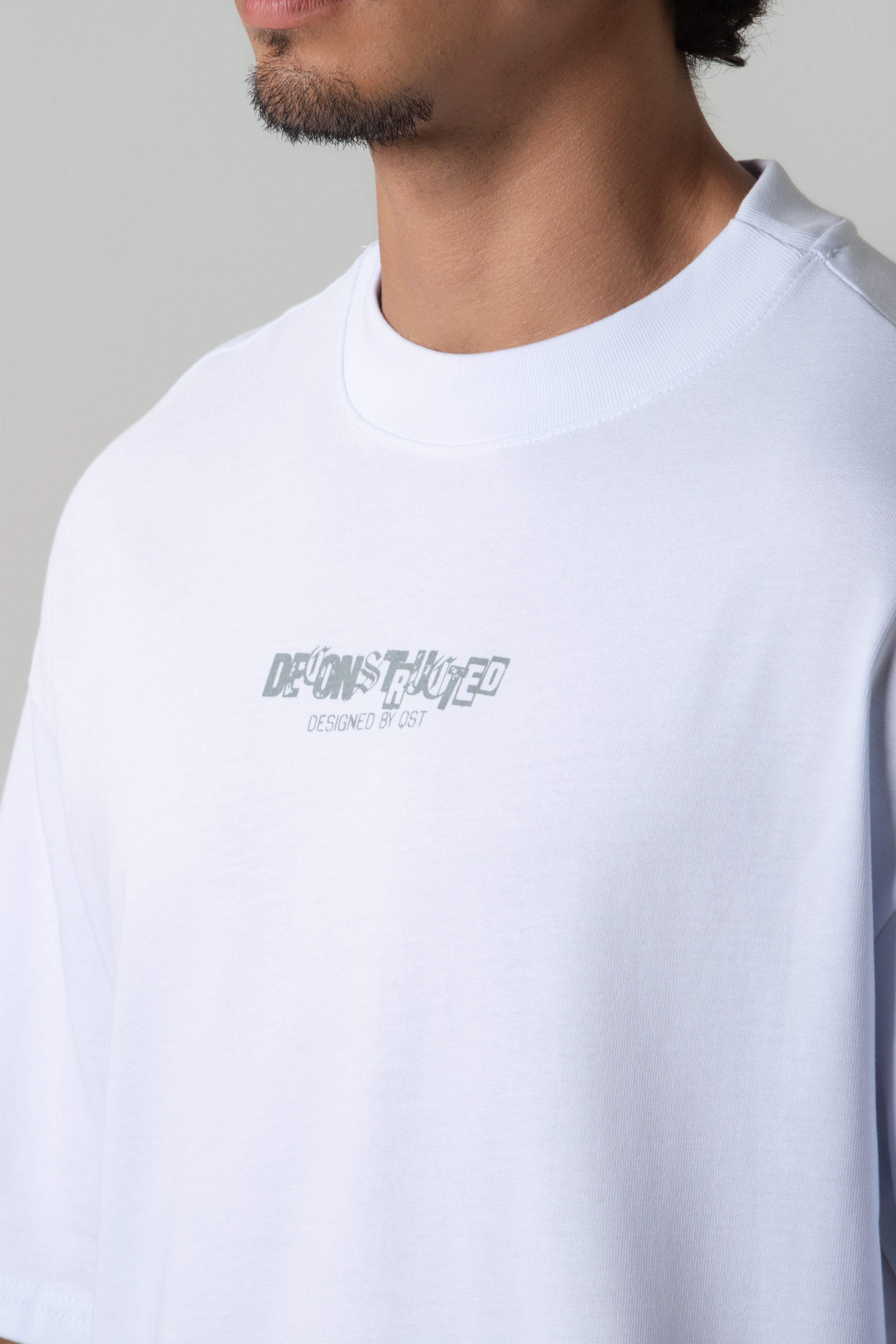 CAMISETA MANGA CORTA COLOR BLANCO OPTICO