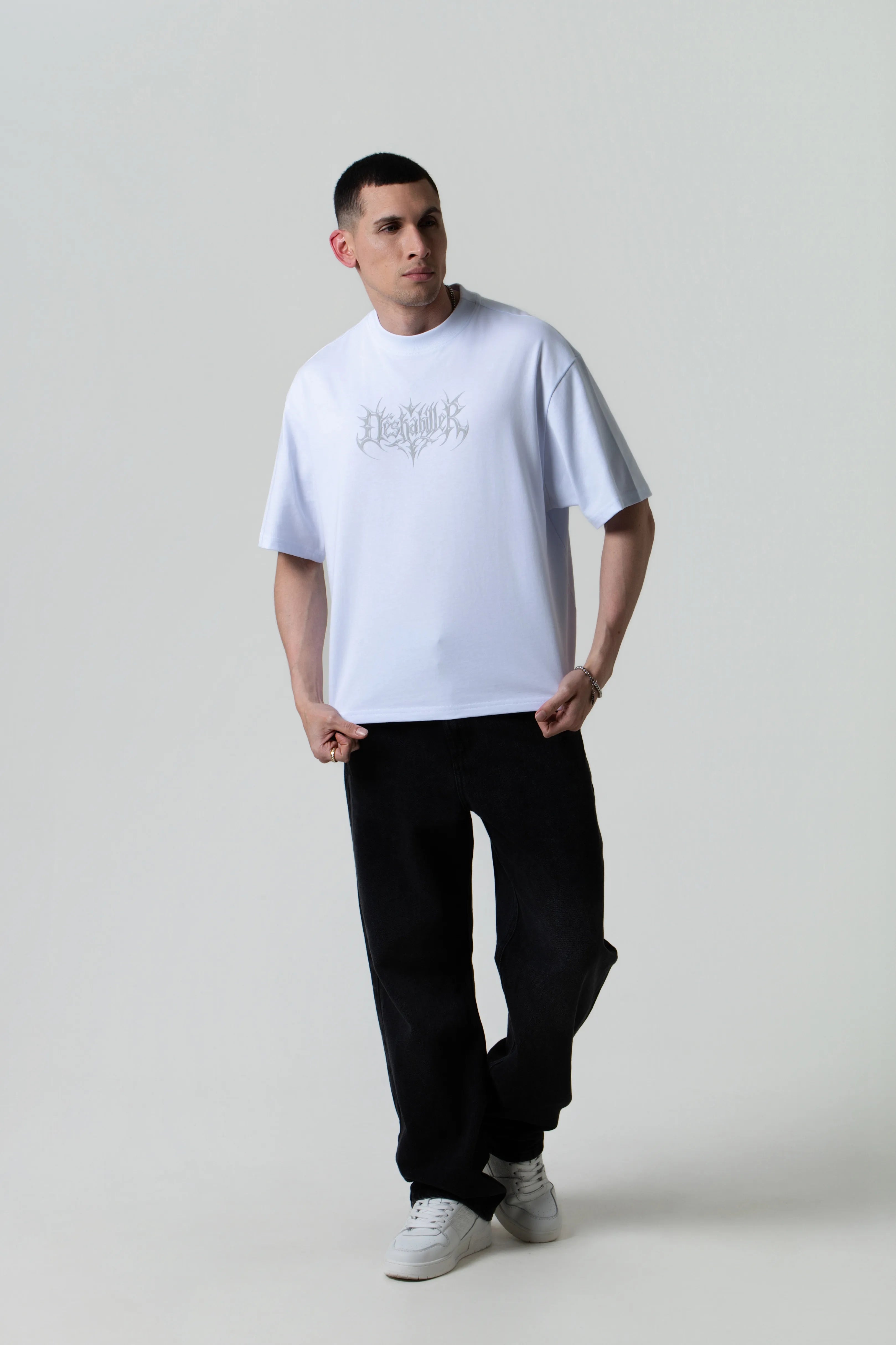 CAMISETA MANGA CORTA COLOR BLANCO OPTICO