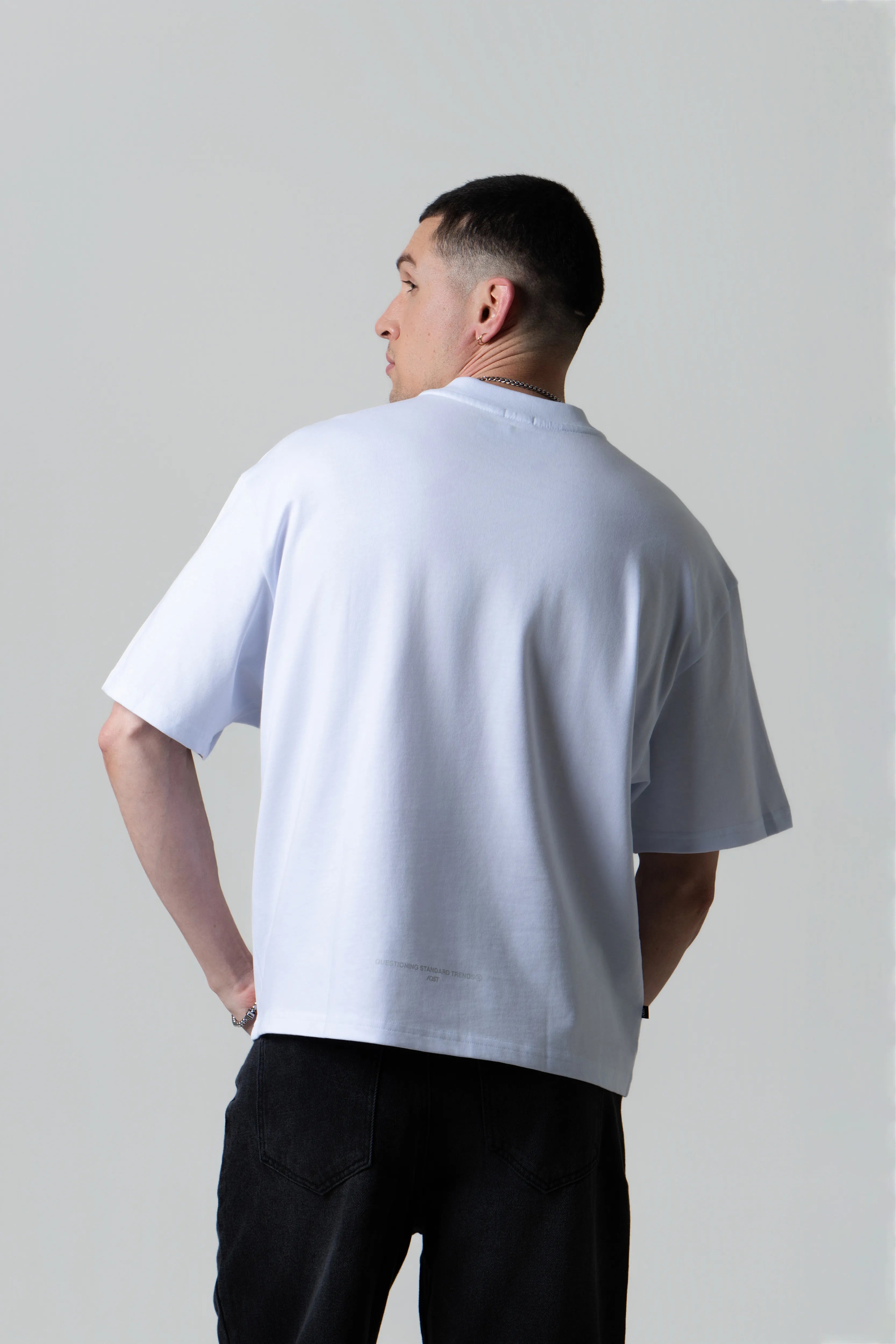 CAMISETA MANGA CORTA COLOR BLANCO OPTICO