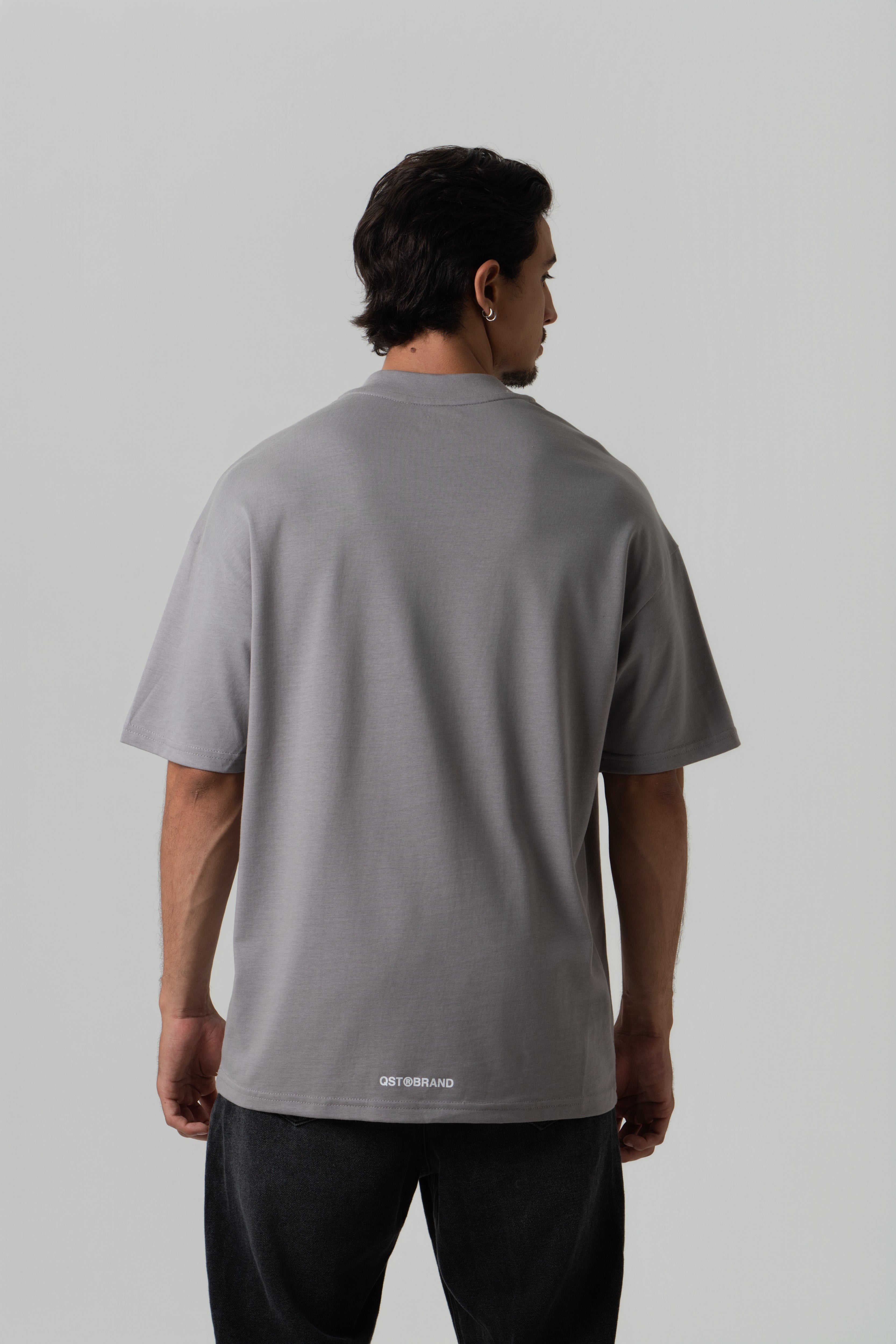 CAMISETA MANGA CORTA COLOR GRIS CLR