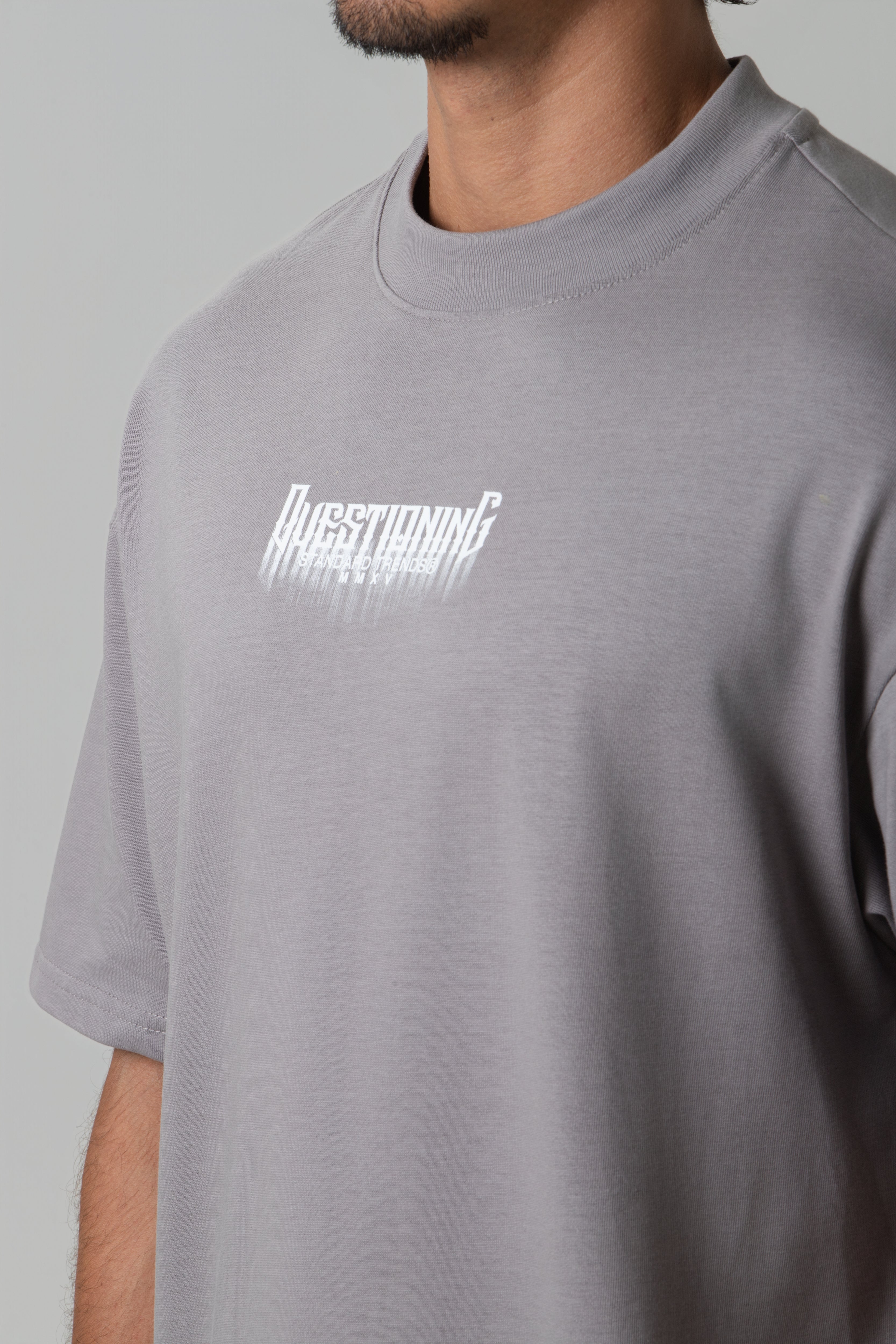 CAMISETA MANGA CORTA COLOR GRIS CLR