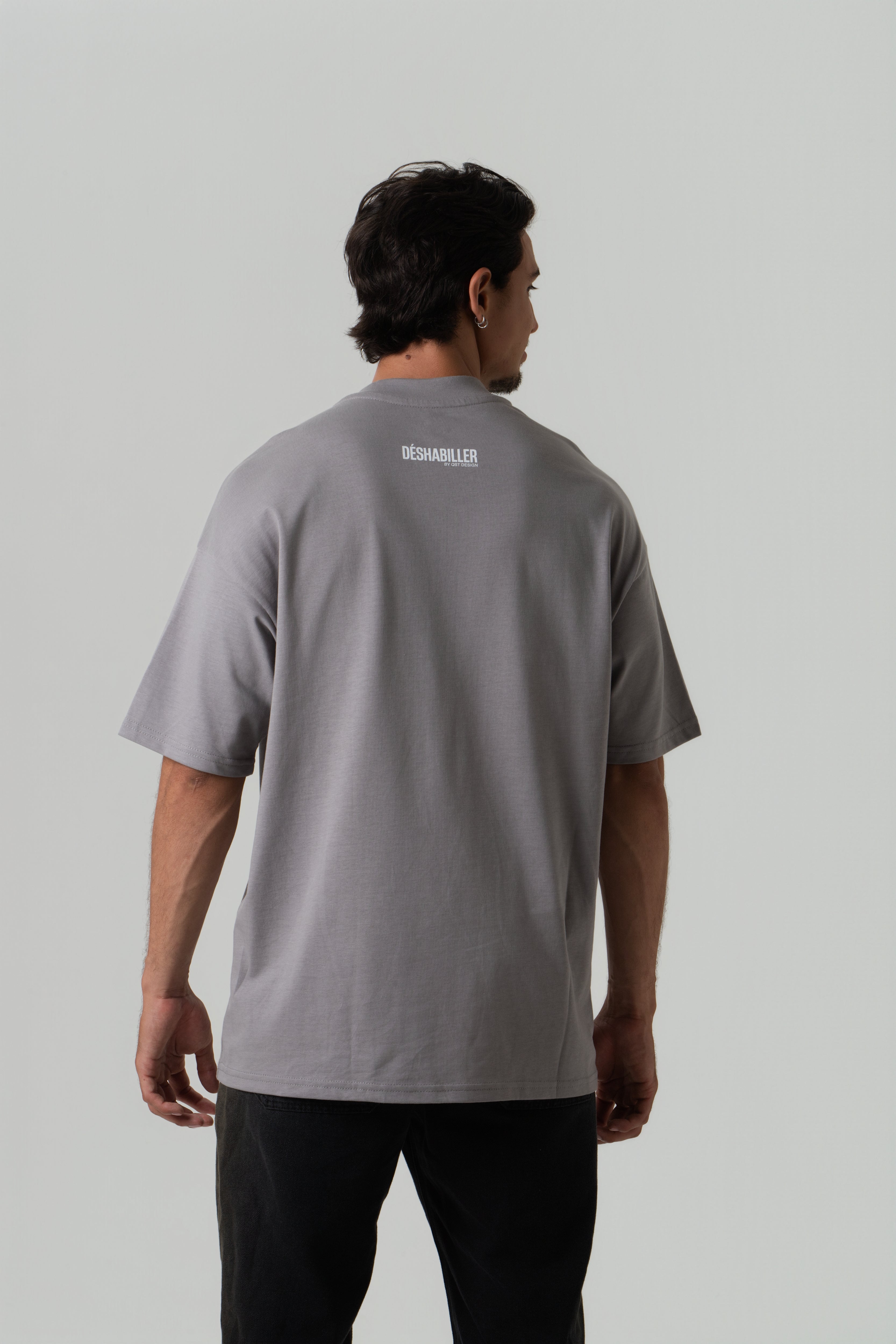 CAMISETA MANGA CORTA COLOR GRIS CLR