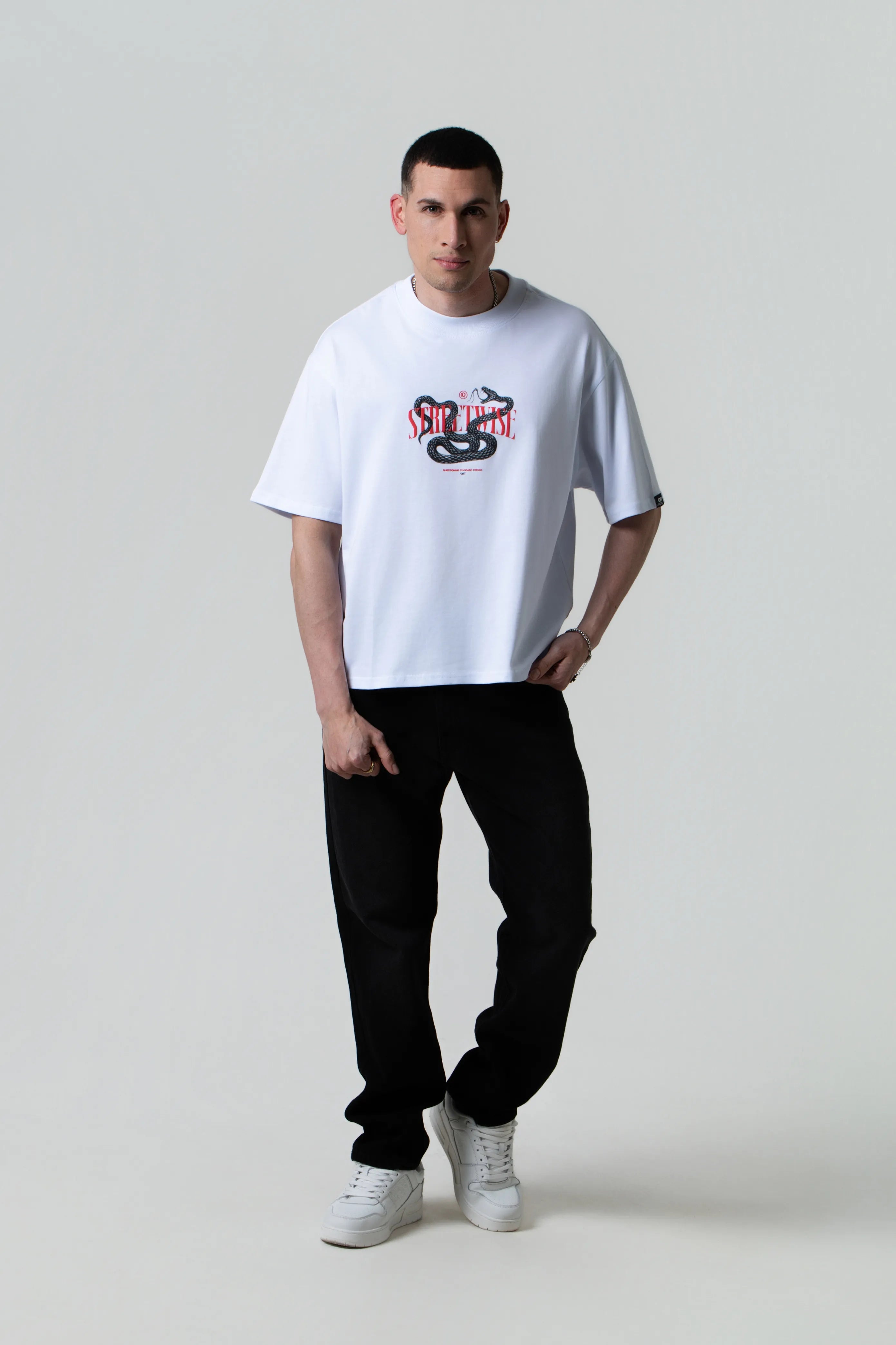 CAMISETA MANGA CORTA COLOR BLANCO BLANCO