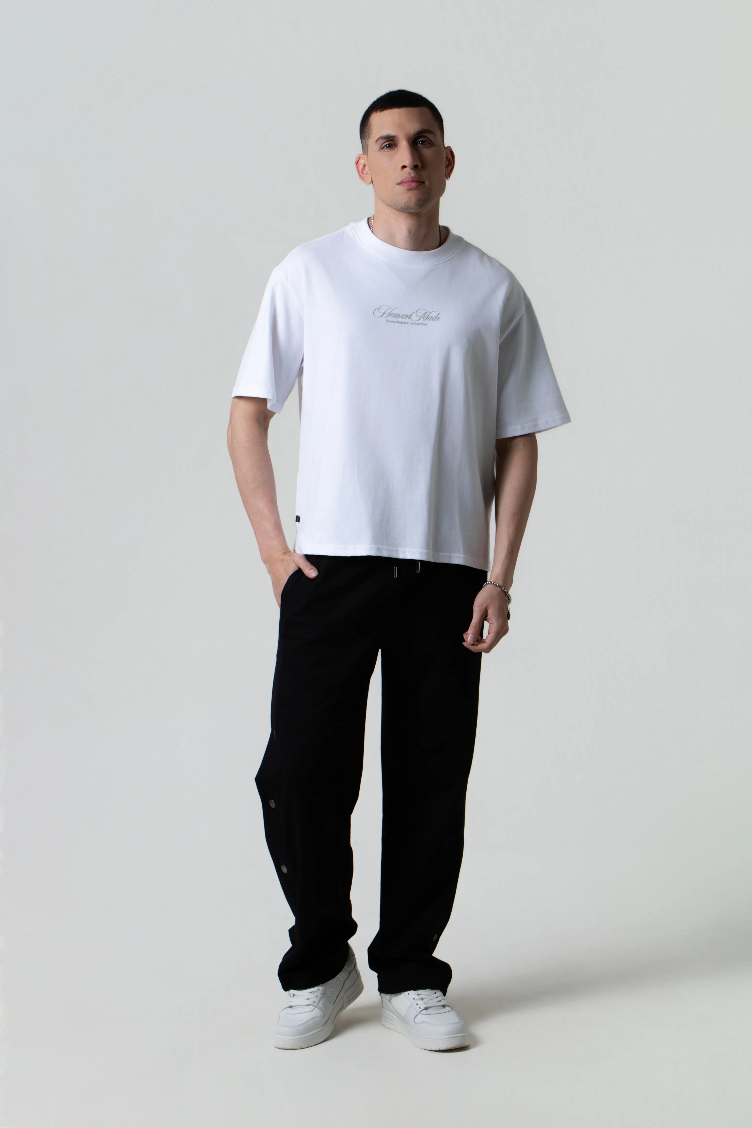 CAMISETA MANGA CORTA COLOR BLANCO OPTICO