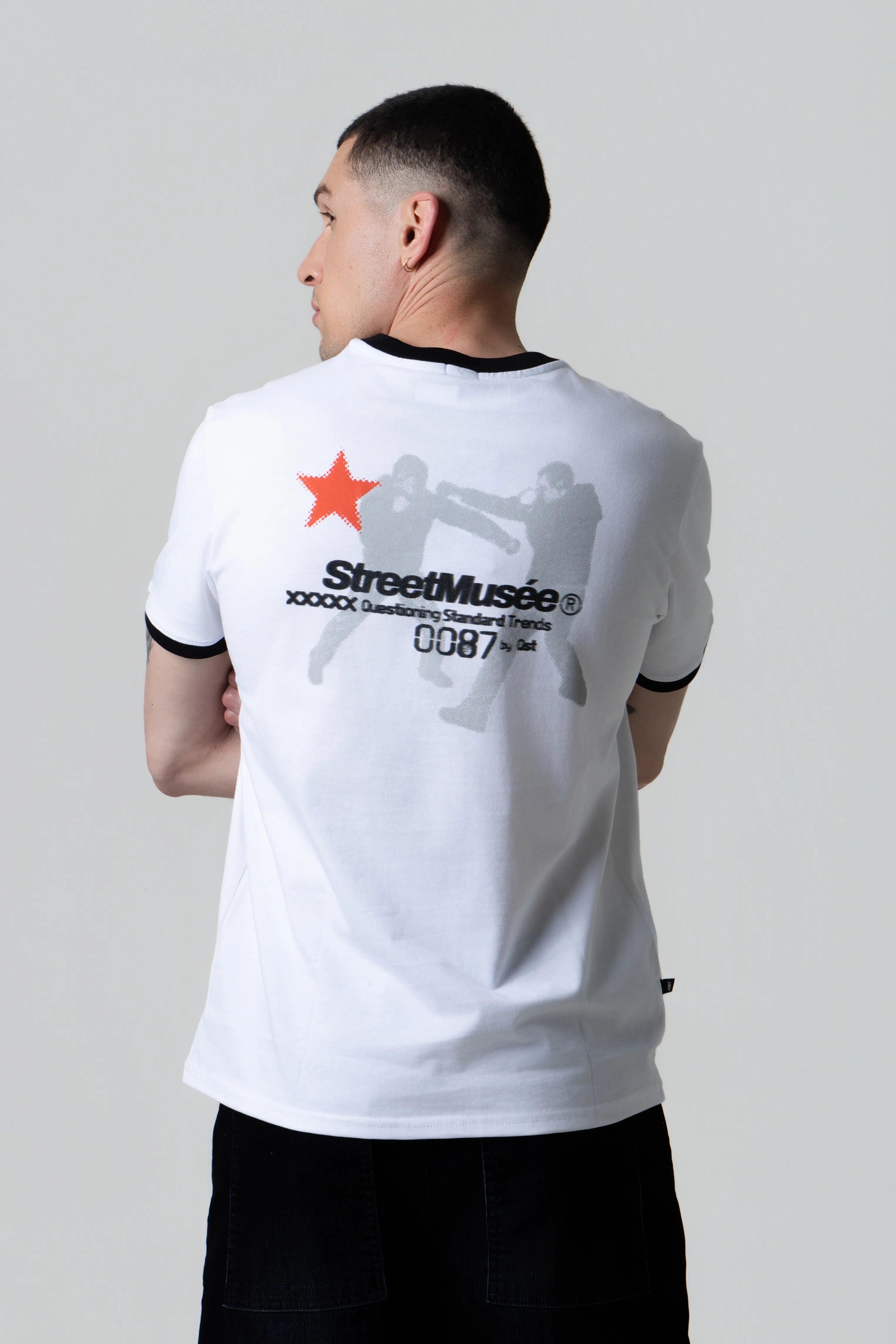 CAMISETA MANGA CORTA COLOR BLANCO OPTICO