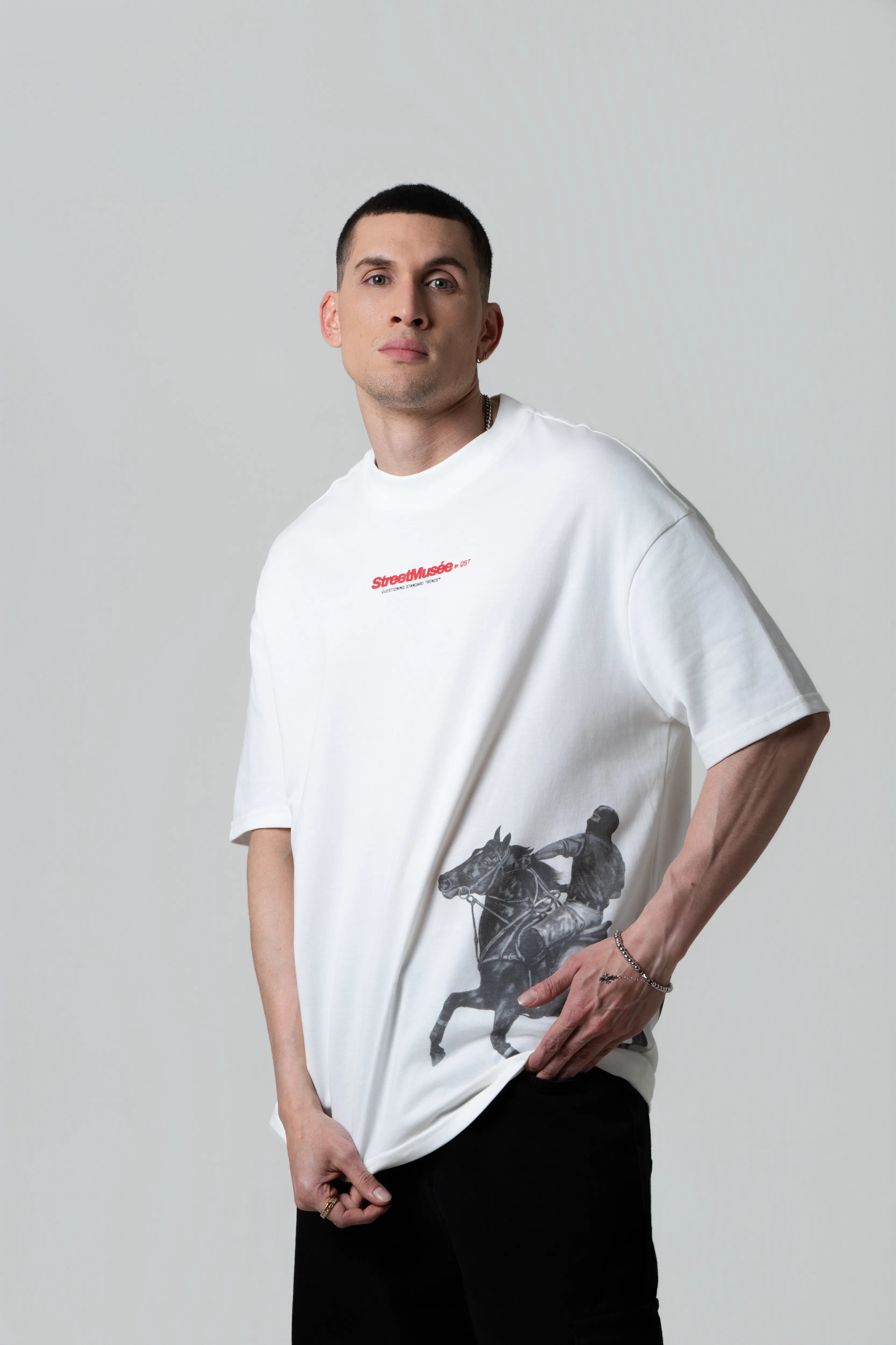 CAMISETA MANGA CORTA COLOR IVORY