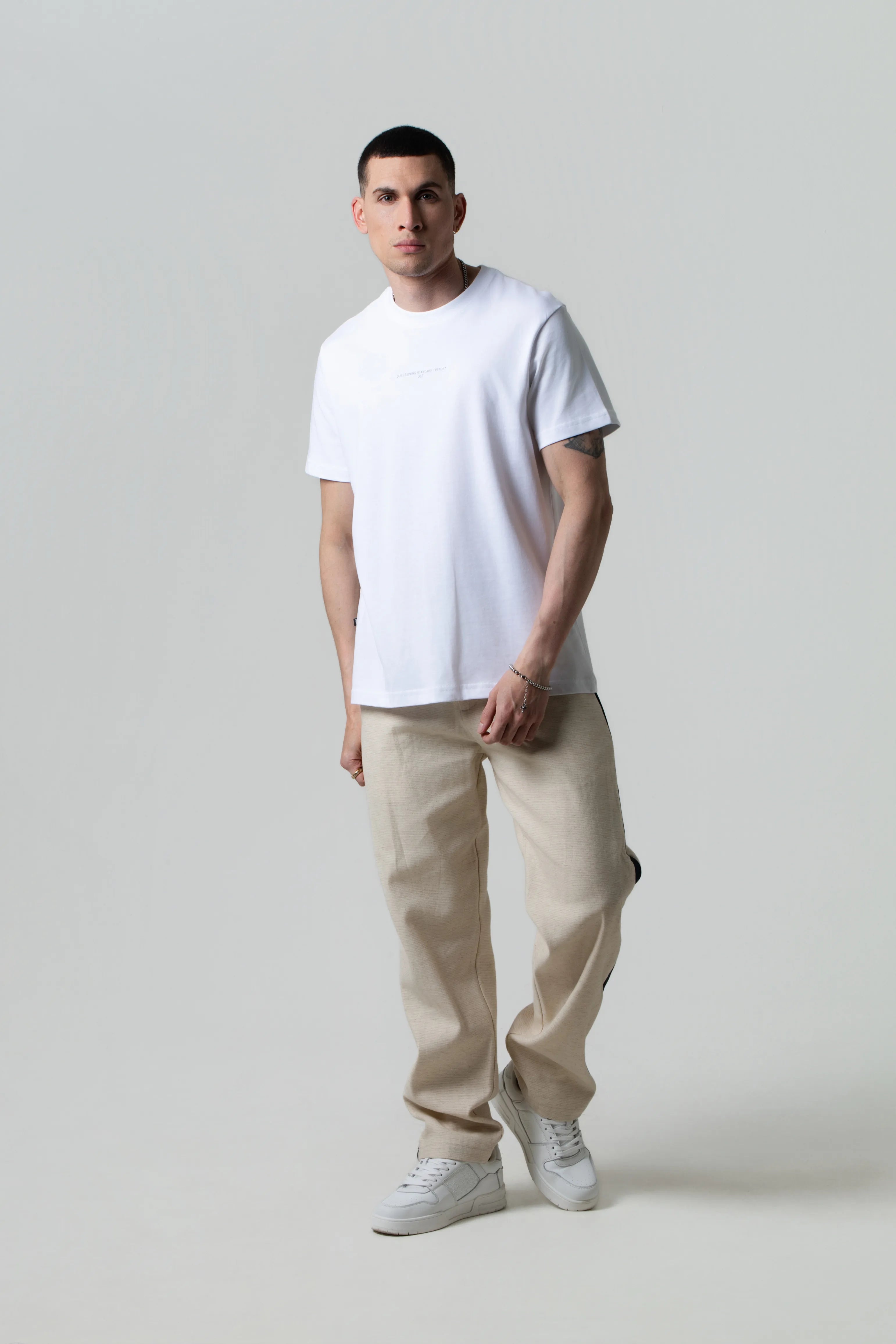 CAMISETA MANGA CORTA COLOR BLANCO BLANCO