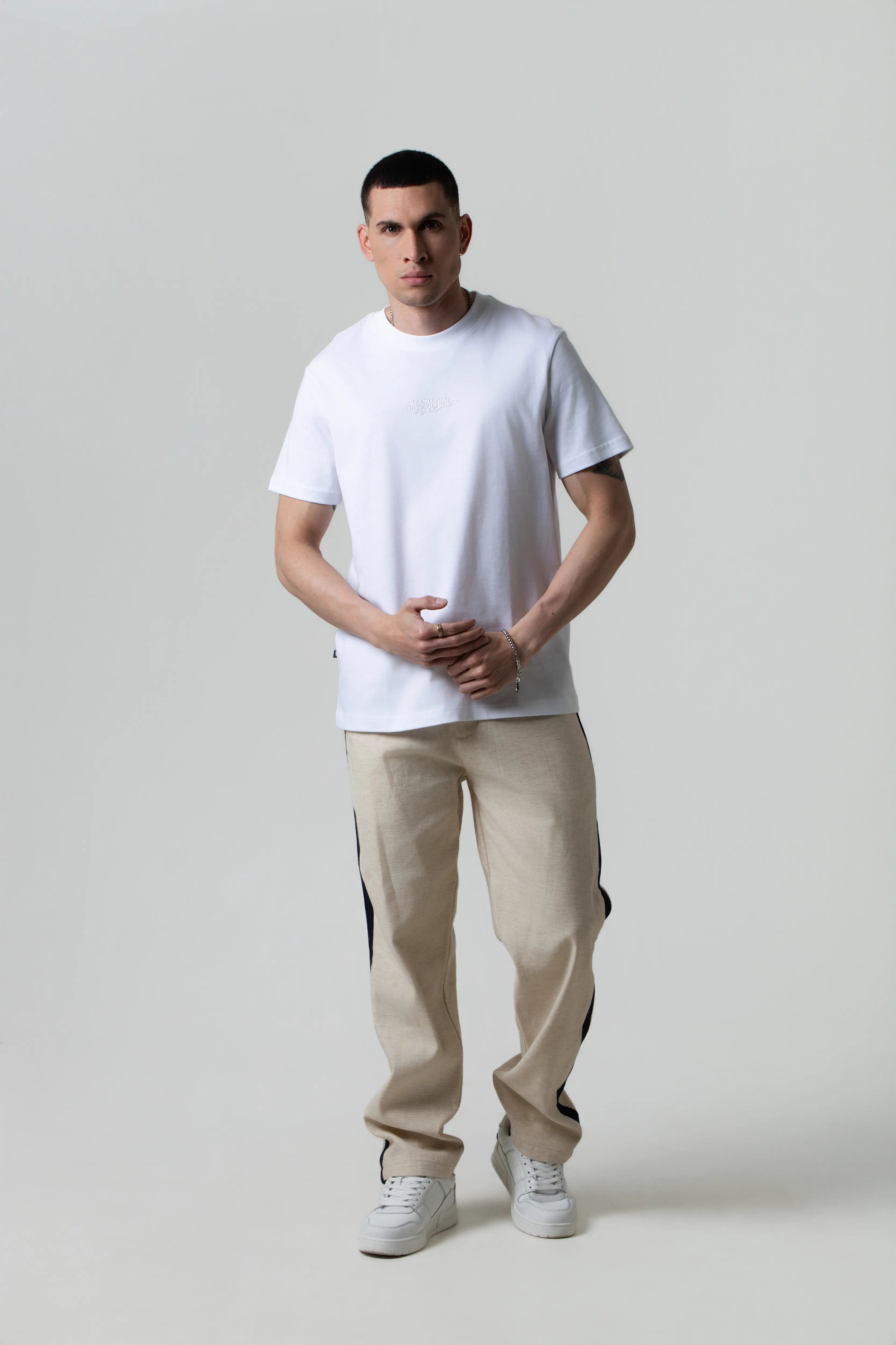 CAMISETA MANGA CORTA COLOR BLANCO BLANCO