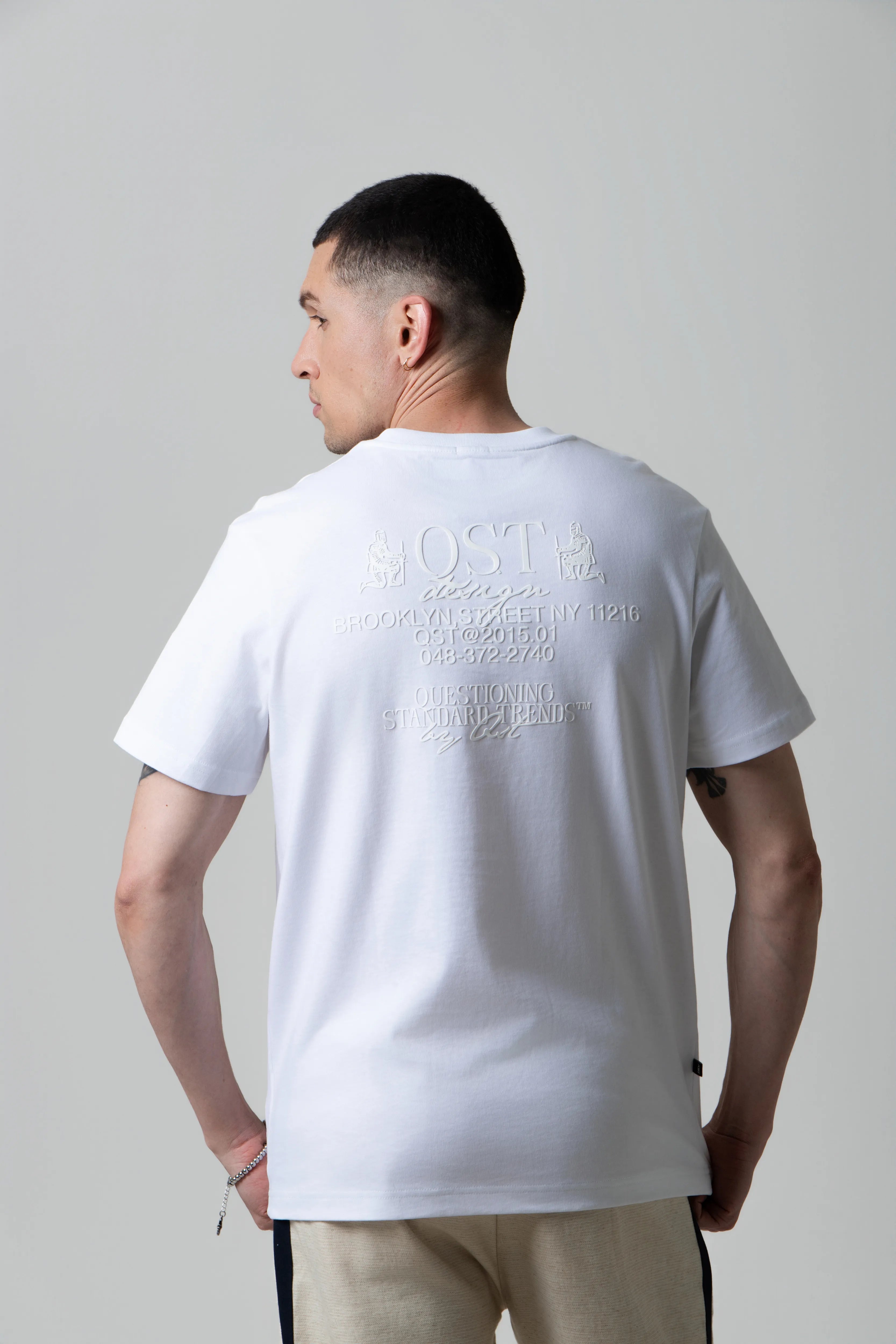 CAMISETA MANGA CORTA COLOR BLANCO BLANCO