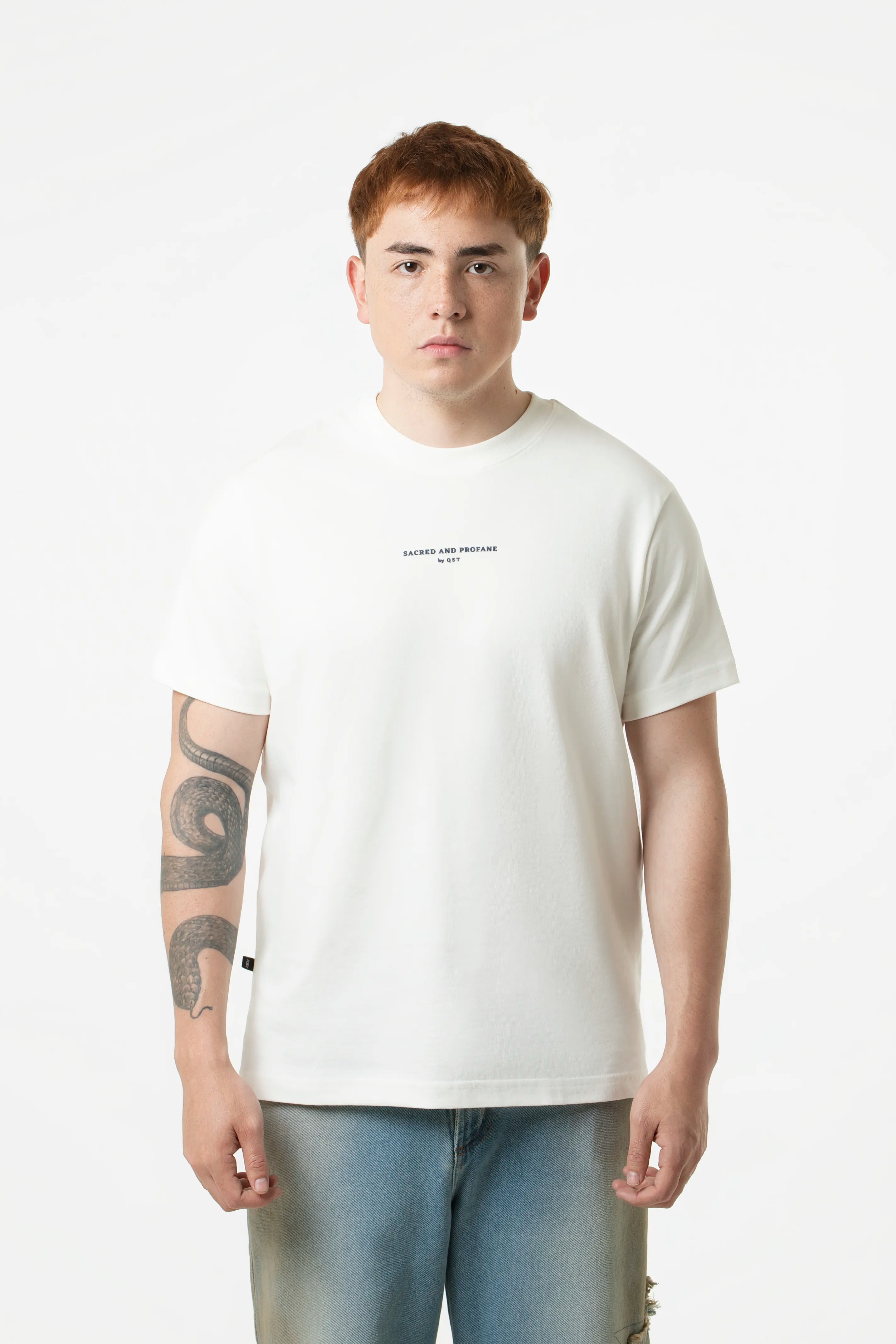 CAMISETA MANGA CORTA COLOR IVORY