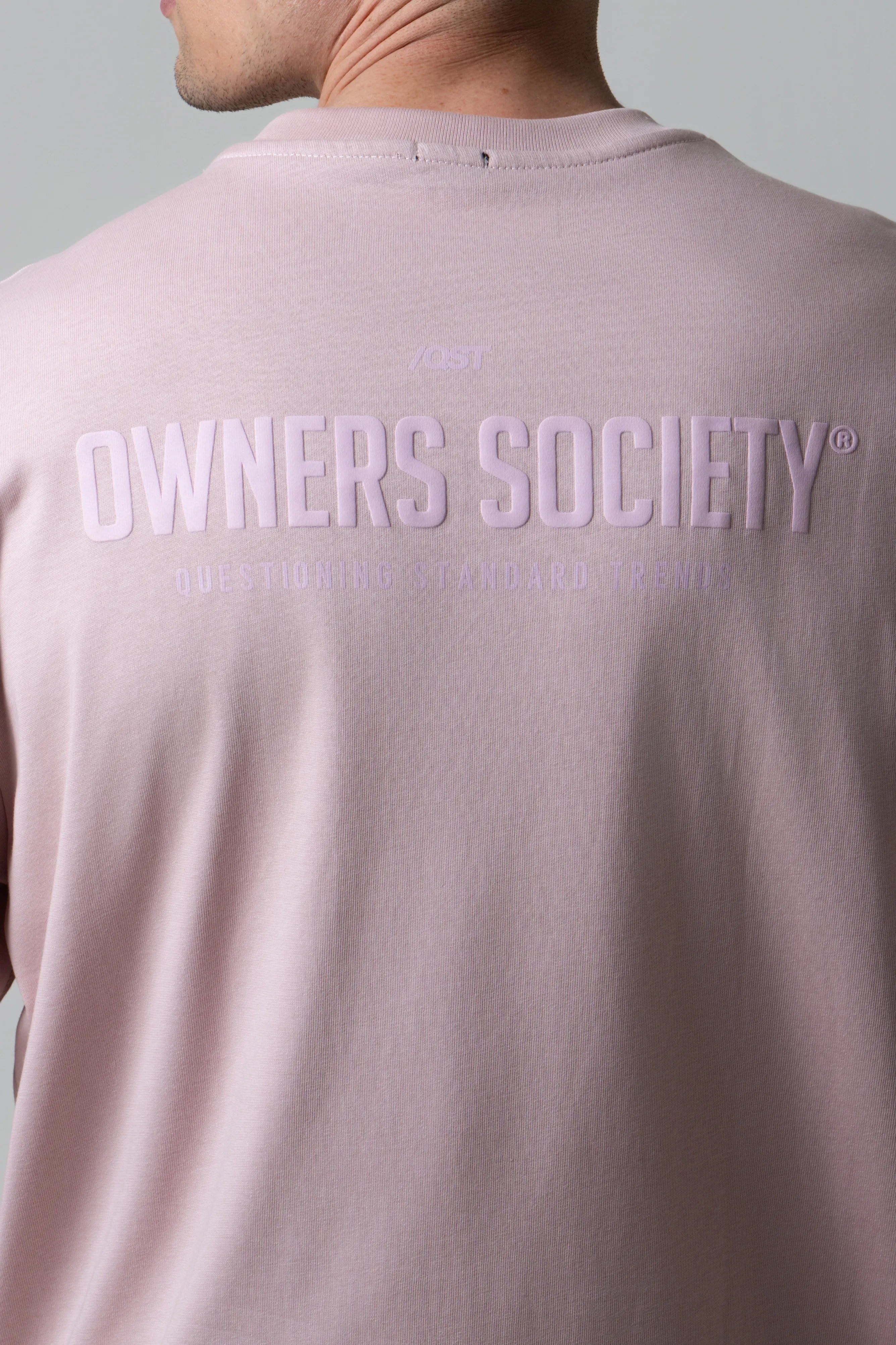 CAMISETA MANGA CORTA COLOR MAUVE