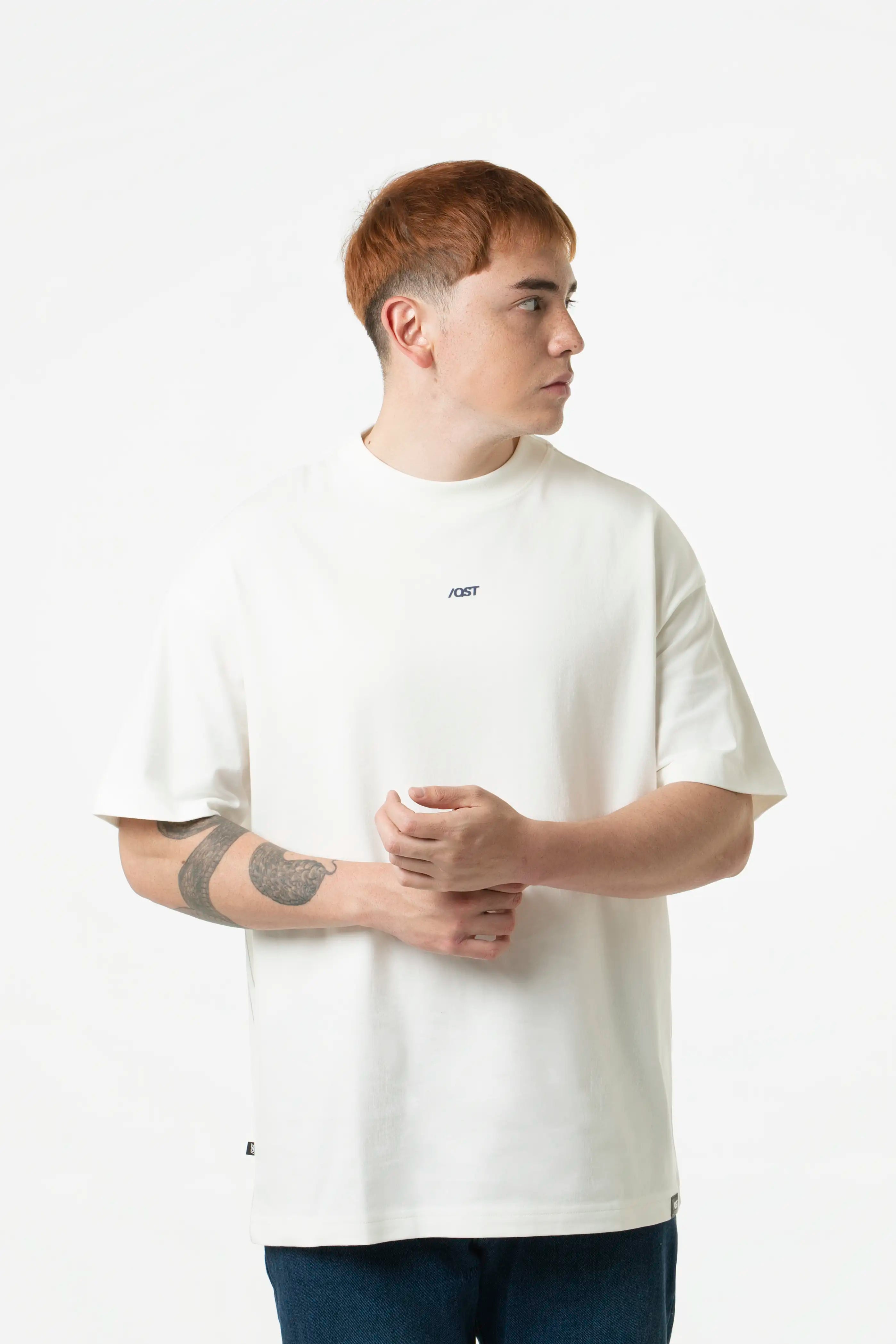CAMISETA MANGA CORTA COLOR IVORY