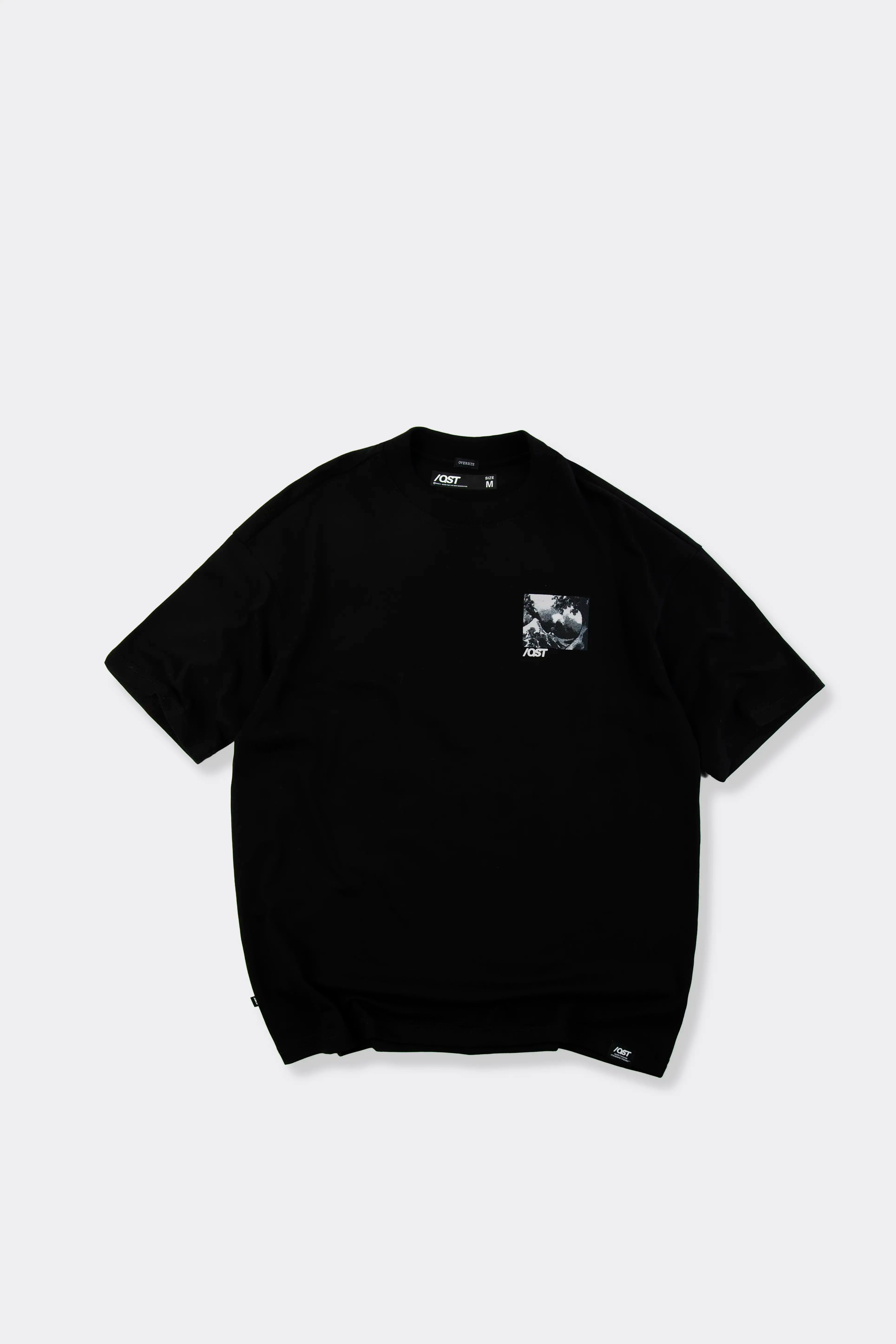 CAMISETA MANGA CORTA COLOR NEGRO